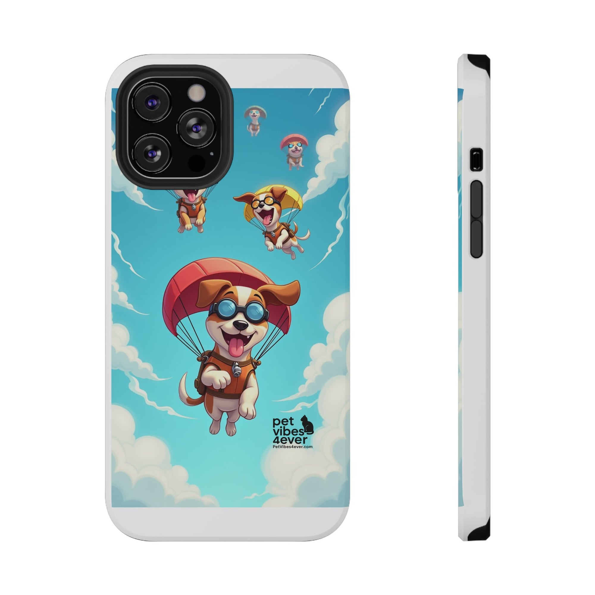 Playful Pet Vibes iPhone Case | Impact-Resistant Dog Design, Gifts for Dog Lovers, Cute Phone Accessory, Fun Pet Merchandise, [...]