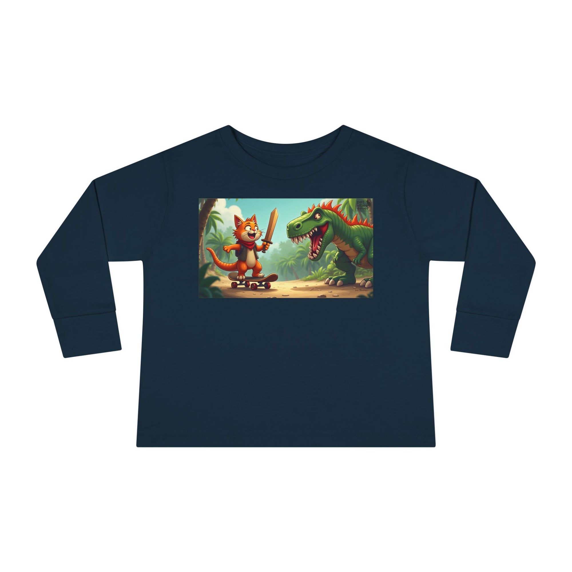 Whimsical Dinosaur Adventure Toddler Long Sleeve Tee - Perfect for Playdates, Birthdays, Family Outings, and Everyday Fun, Kids' [...]