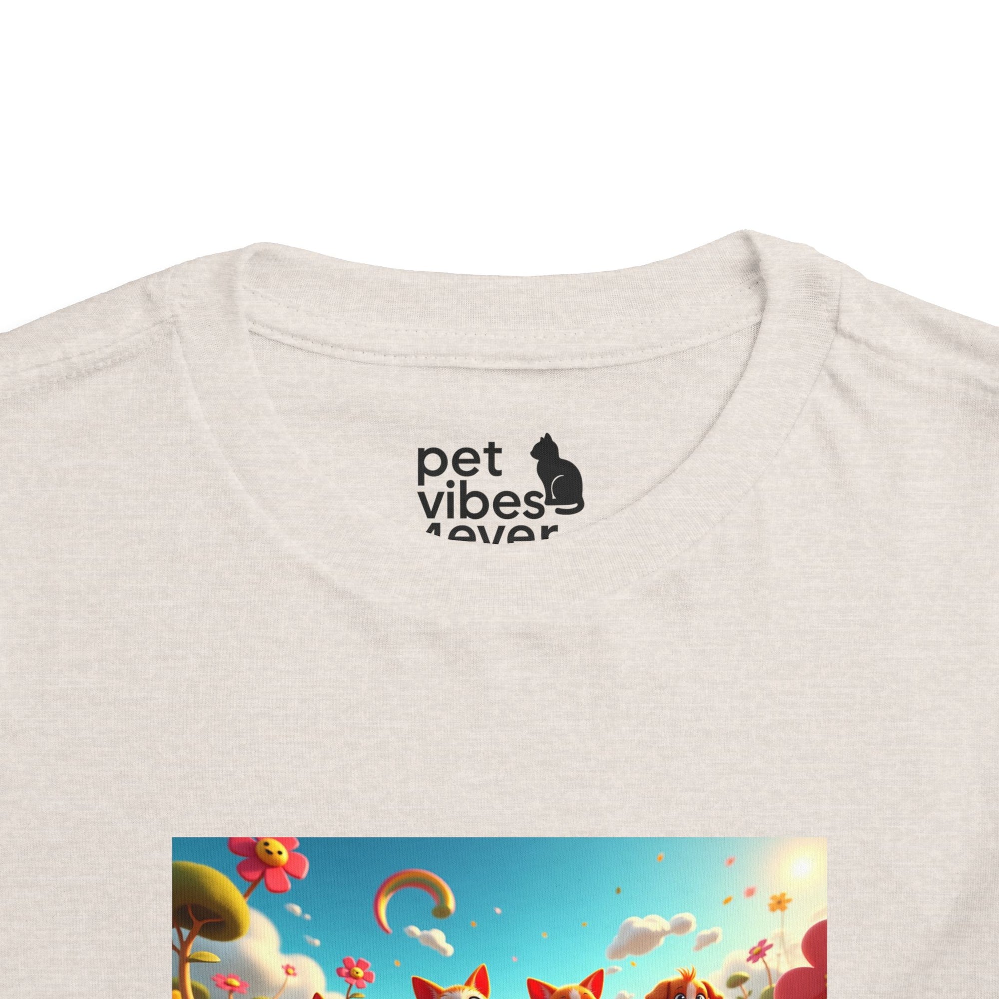 Colorful Toddler Short Sleeve Tee, Fun Kids T-Shirt, Summer Playwear, Birthday Gift, Rainbow Design Tee, Everyday Playwear