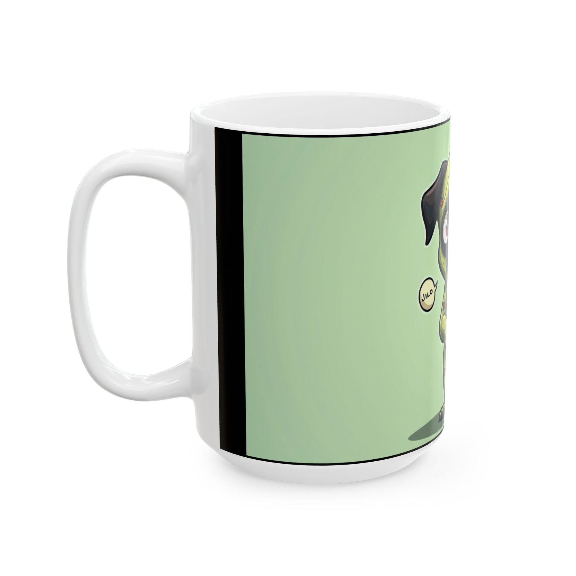Cute Pug Zombie Mug, Funny Coffee Cup for Pet Lovers, Halloween Gift, Home Decor, Dog Lover's Present