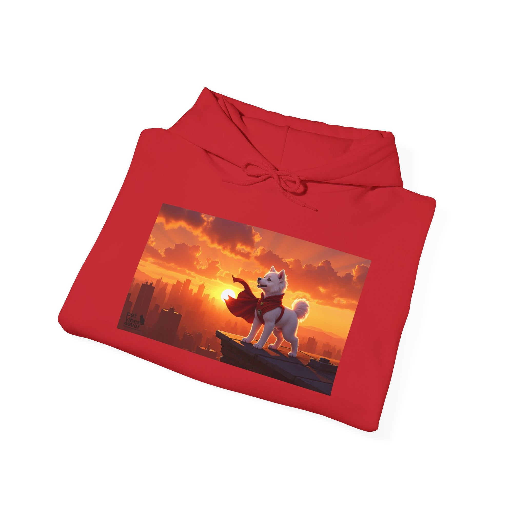 Sunset Adventure Hoodie, Unisex Sweatshirt, Cozy Layer, Gift for Animal Lovers, Weekend Wear, Dog Lover Apparel, Inspirational Hoodie