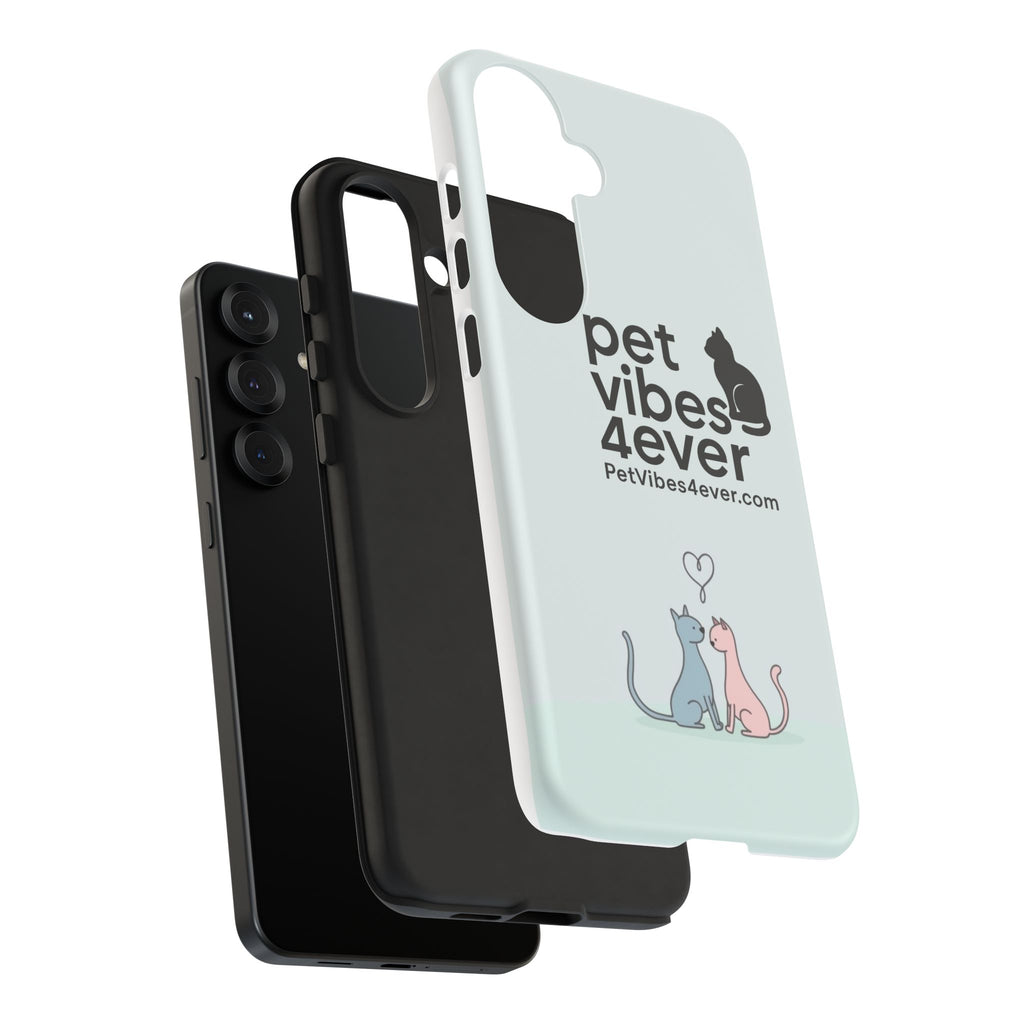 Cute Cat Phone Case, Colorful Tough Case for Pet Lovers, Cat-Themed Accessory, Gift for Animal Lovers, Mobile Phone Protection