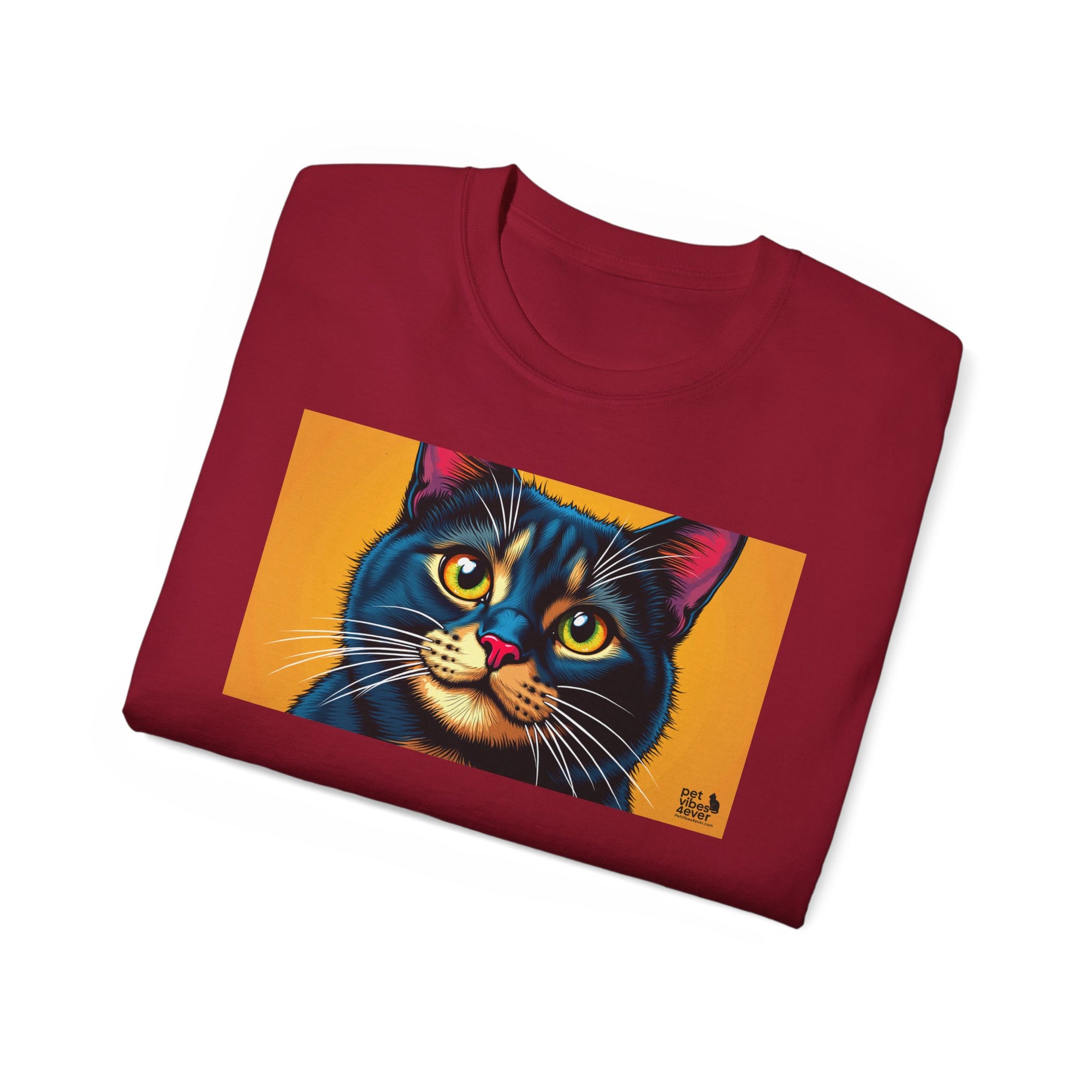 Whimsical Cat Art Tee, Funny Cat Lover Shirt, Gift for Cat Owners, Unique Pet Theme Apparel, Cozy Everyday Wear, Birthday Gift