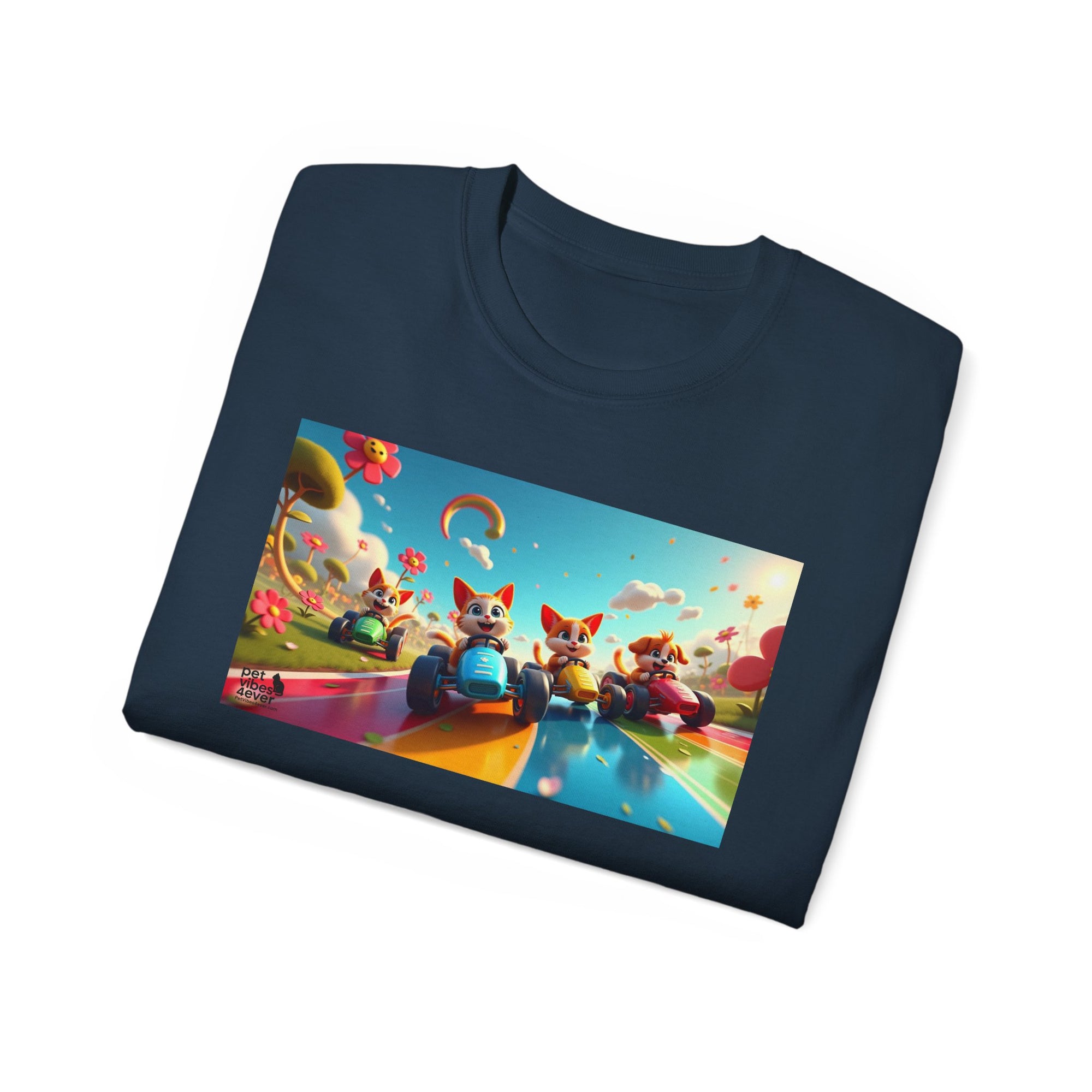 Colorful Fantasy Art Tee, Unisex Tee, Graphic T-Shirt, Fun Gift, Casual Wear, Summer Style, Festival Fashion