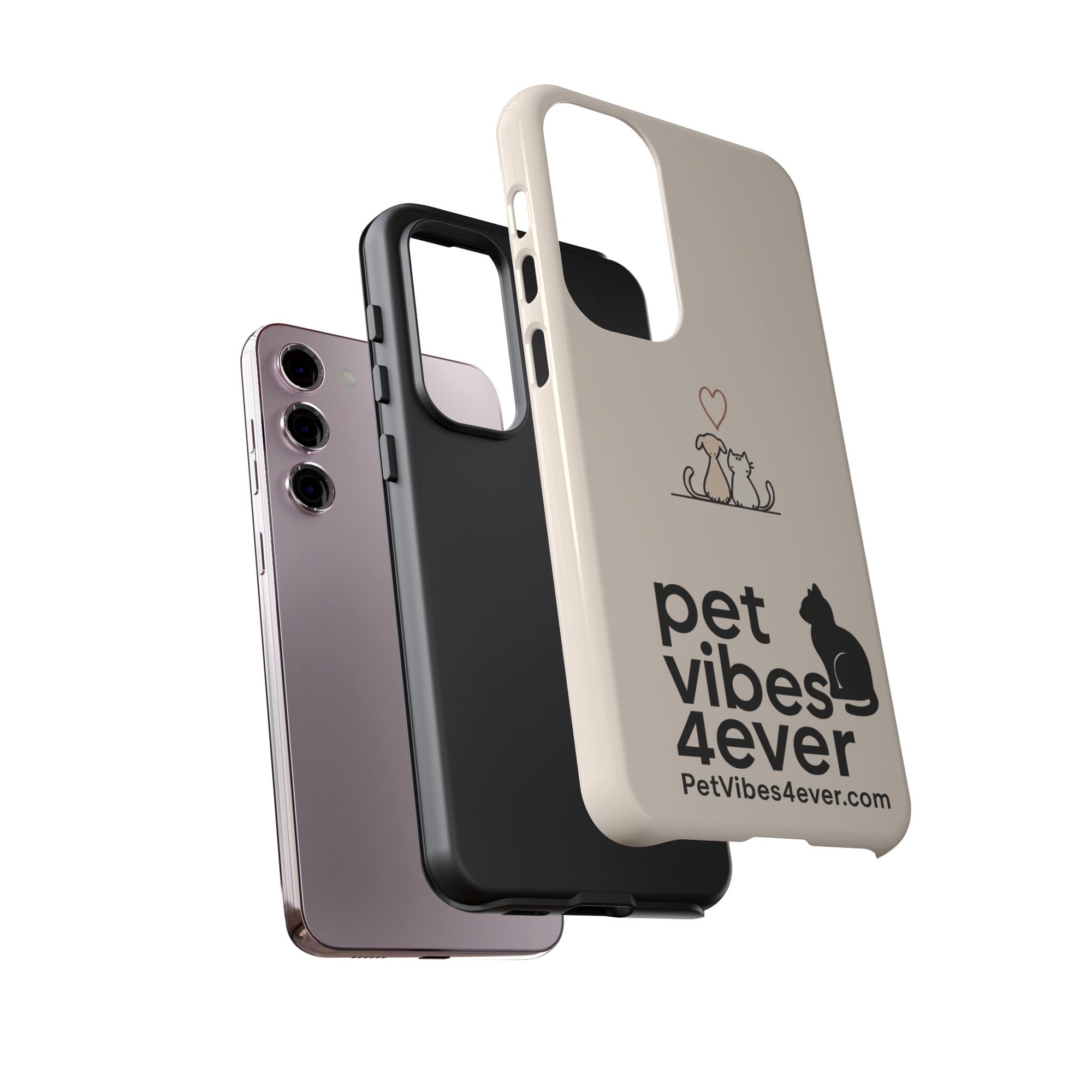 Cute Cat Phone Case - Pet Lovers Gift, Tough Cases, Customizable, Animal Lover, Cat Mom/Dad, Funny Cat Merchandise