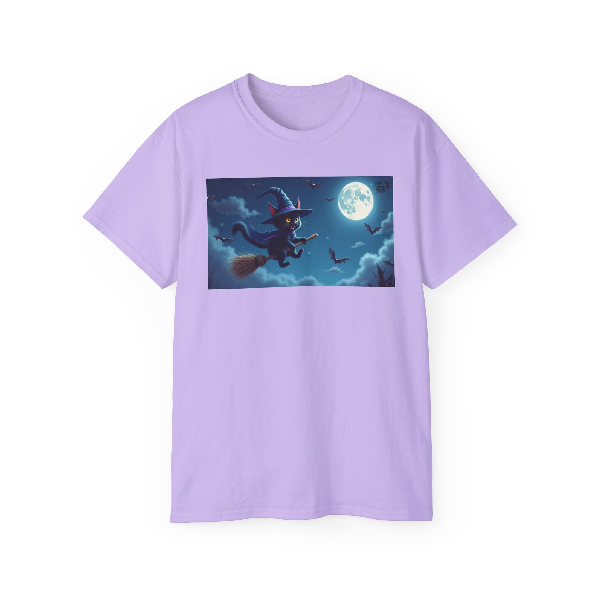 Moonlit Witch Unisex Tee | Spooky Vibes, Halloween Must-Have, Cozy Gift, Comfortable Everyday Wear, Magical Spirit Apparel