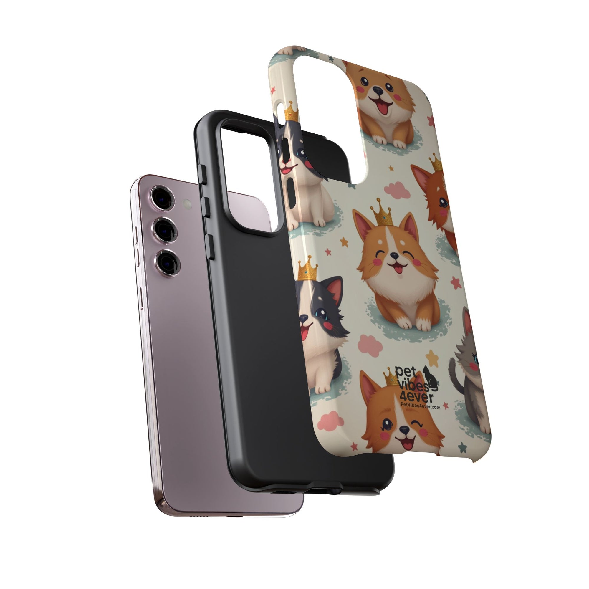 Cute Pet Phone Case, Animal Lover Gift, Dog Cat Lover Accessory, Phone Cover for Pet Parents, Birthday Gift for Pet Owners
