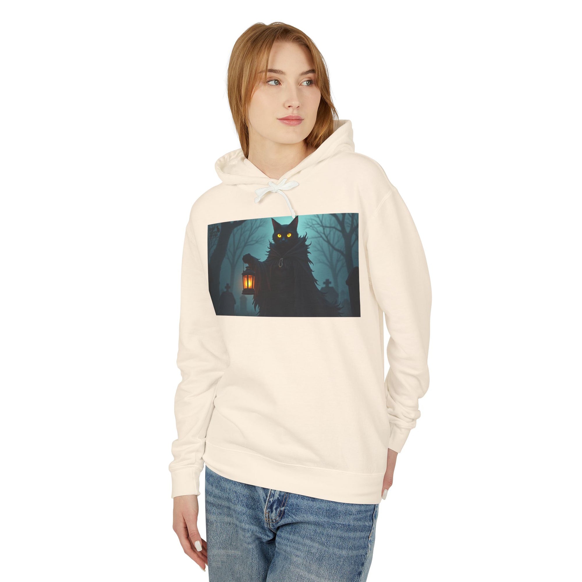 Mysterious Forest Hoodie, Cozy Lightweight Hooded Sweatshirt for Fall, Perfect for Halloween, Unisex Gift, Casual Wear, Autumn Style