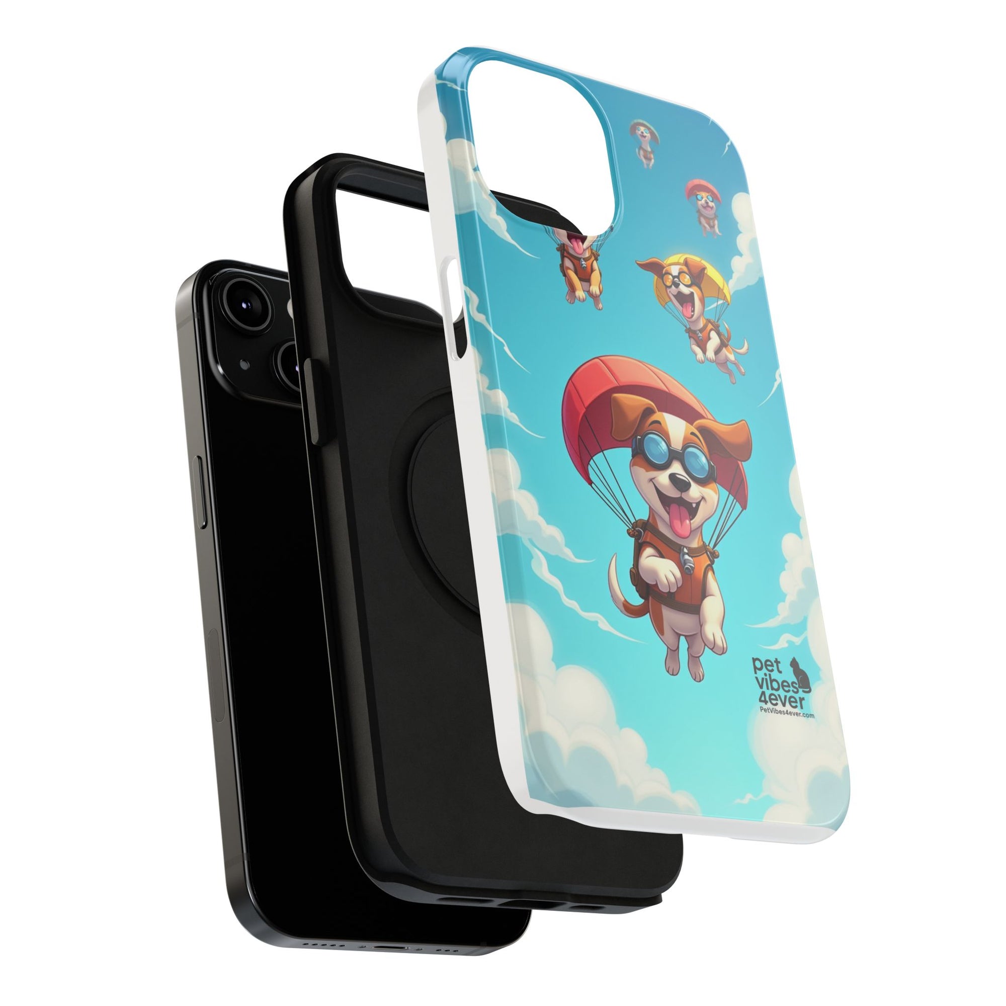 Playful Pet Vibes iPhone Case | Impact-Resistant Dog Design, Gifts for Dog Lovers, Cute Phone Accessory, Fun Pet Merchandise, [...]