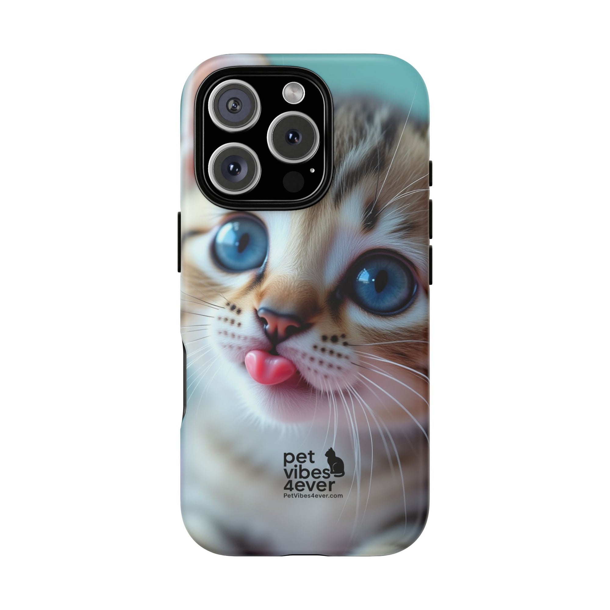 Cute Cat Phone Case, Pet Lover Gift, Funny Animal Protector, Cute Tech Accessories, Cat Mom Gift