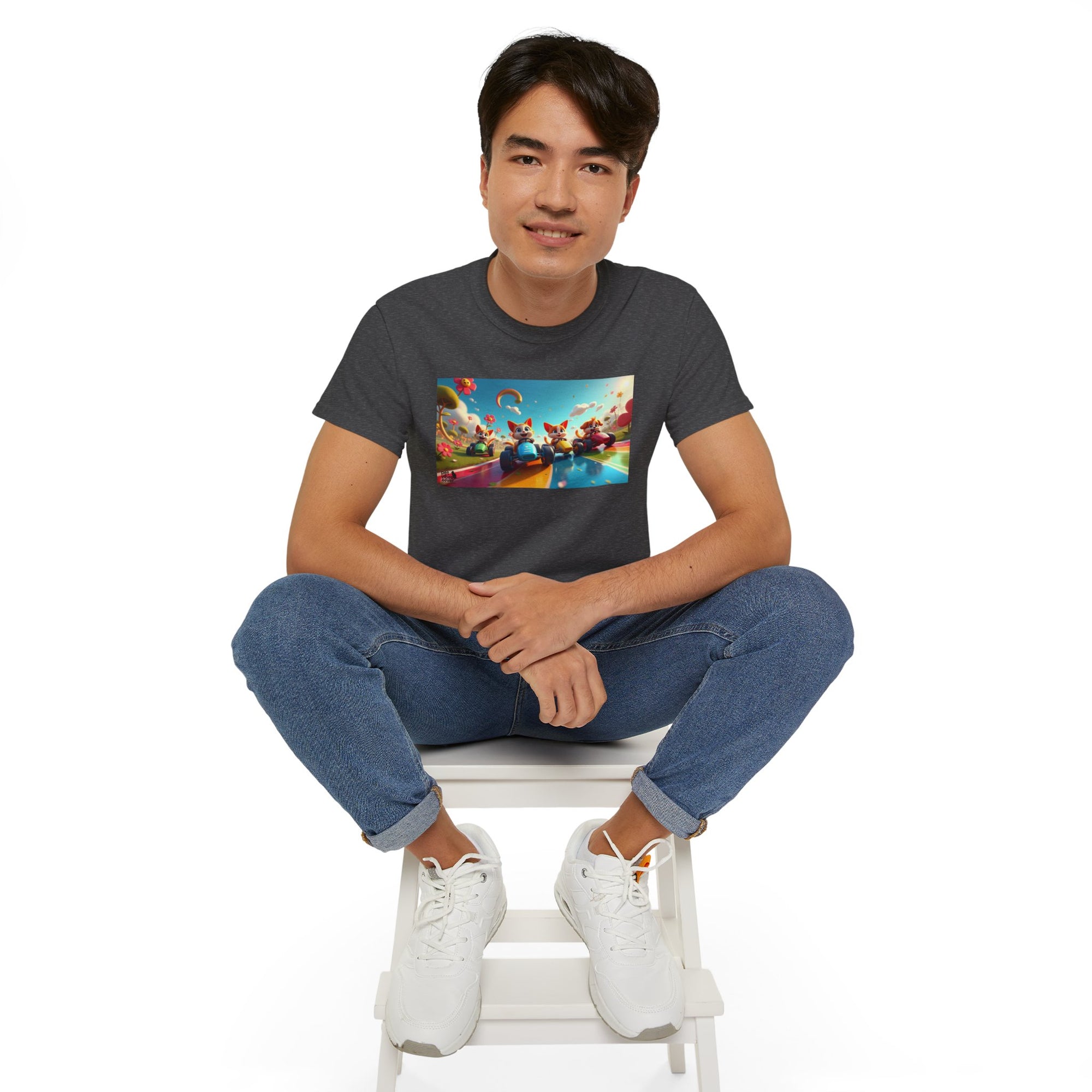Colorful Fantasy Art Tee, Unisex Tee, Graphic T-Shirt, Fun Gift, Casual Wear, Summer Style, Festival Fashion