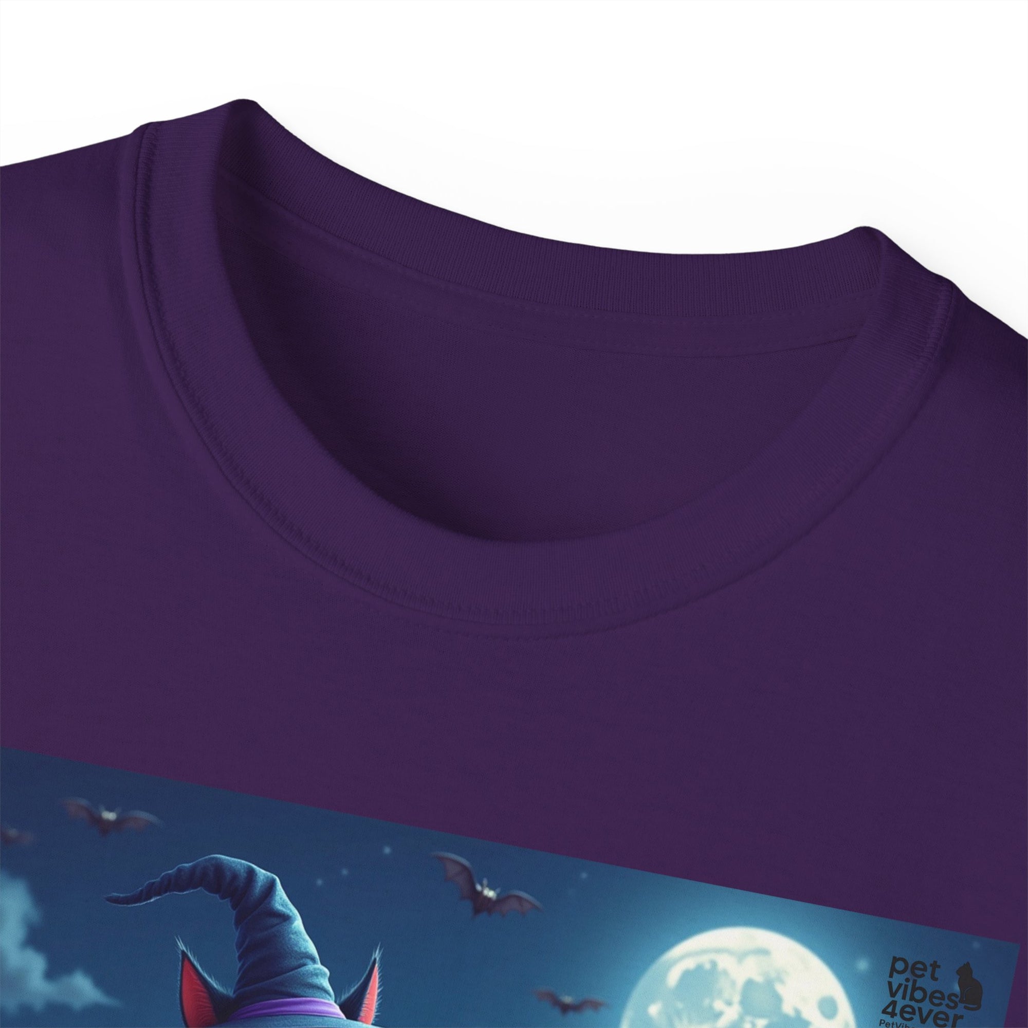Moonlit Witch Unisex Tee | Spooky Vibes, Halloween Must-Have, Cozy Gift, Comfortable Everyday Wear, Magical Spirit Apparel