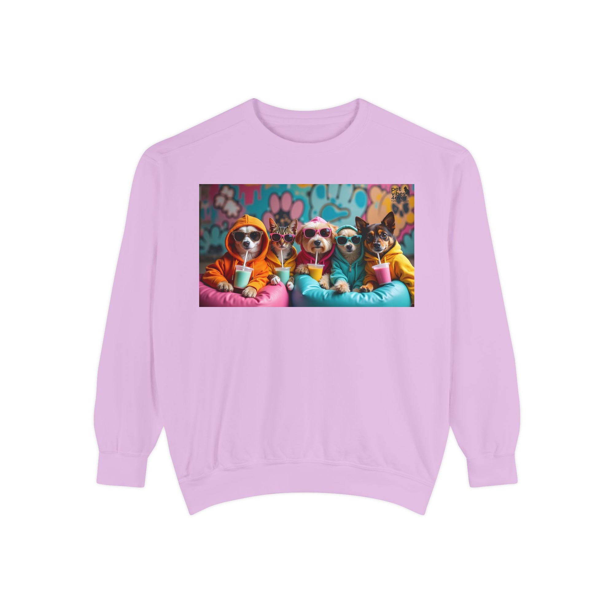 Colorful Dog Lovers Unisex Sweatshirt, Cozy Apparel for Pet Owners, Gift for Dog Lovers, Cute Animal Sweatshirt, Fun Casual Wear