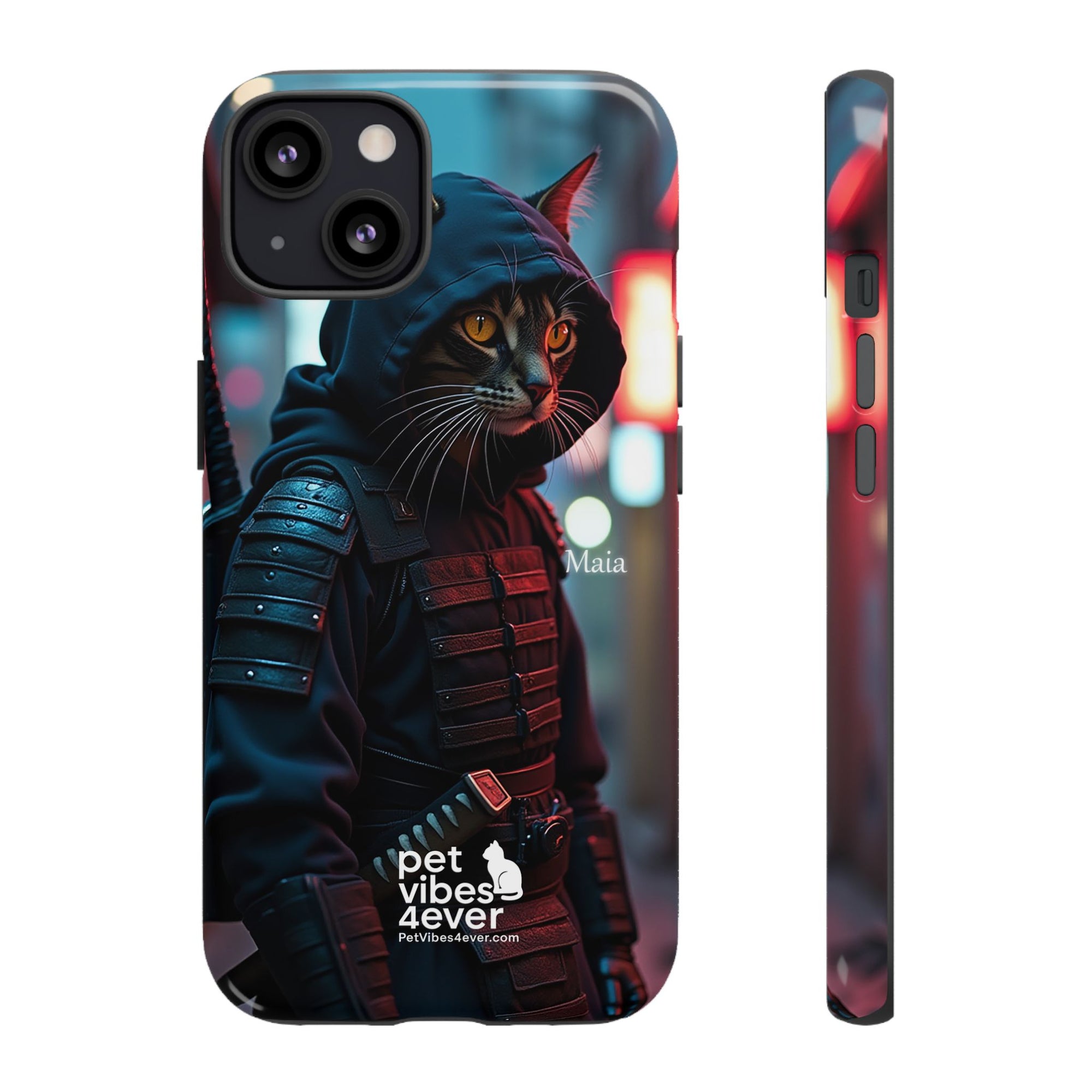 Tough Cases: Cool Cat Phone Case with 'Pet Vibes 4ever', Perfect for Cat Lovers, Unique Gift for Pet Enthusiasts, Fun Phone Accessory, [...]