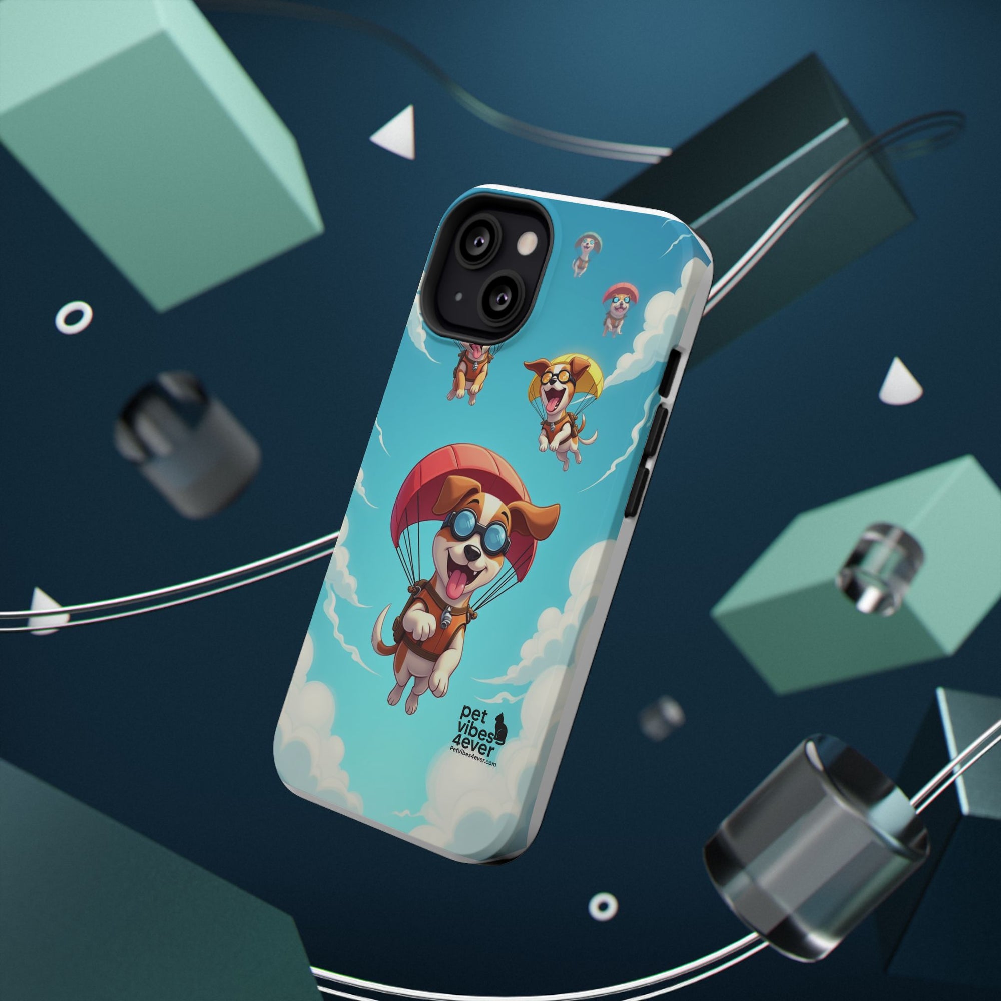 Playful Pet Vibes iPhone Case | Impact-Resistant Dog Design, Gifts for Dog Lovers, Cute Phone Accessory, Fun Pet Merchandise, [...]