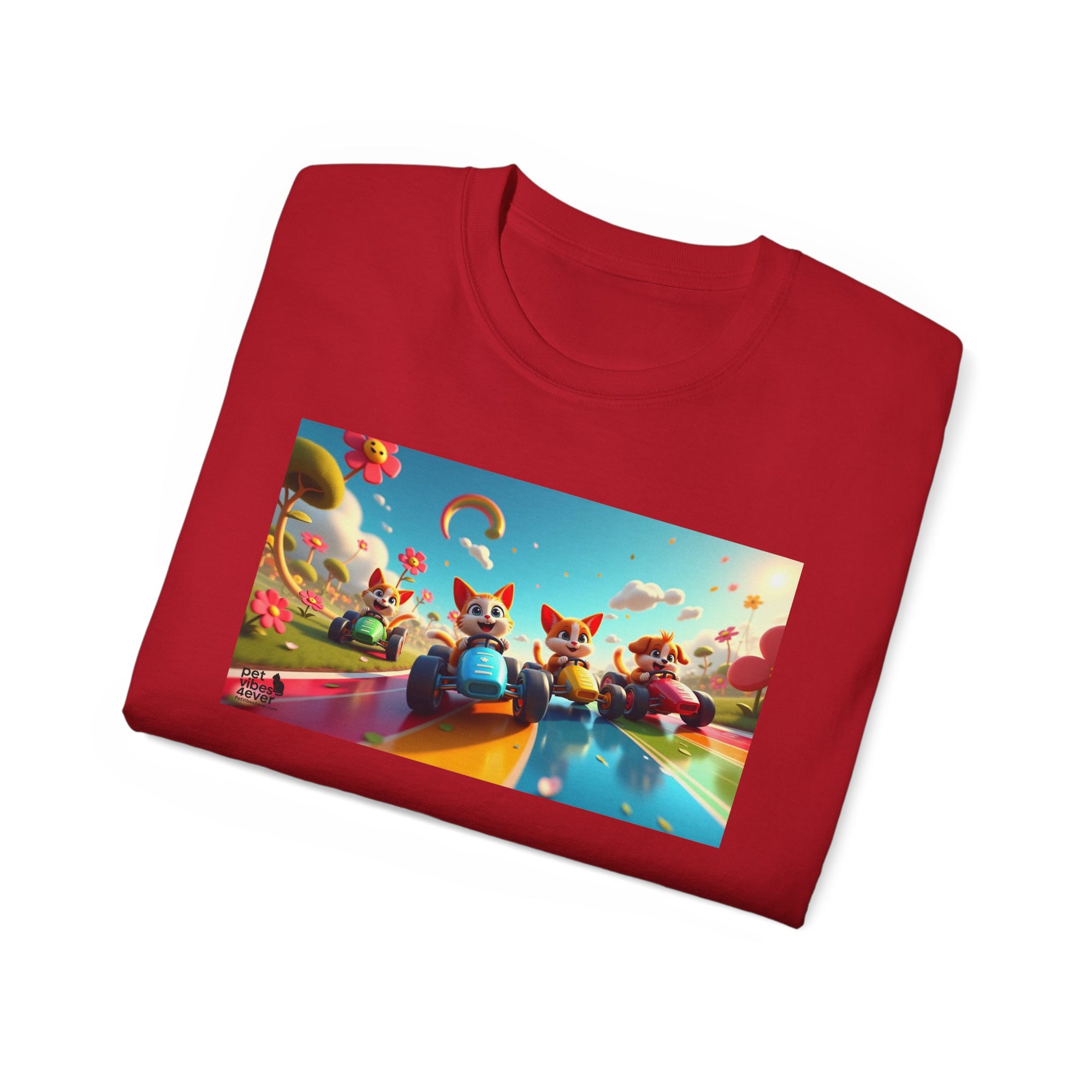 Colorful Fantasy Art Tee, Unisex Tee, Graphic T-Shirt, Fun Gift, Casual Wear, Summer Style, Festival Fashion