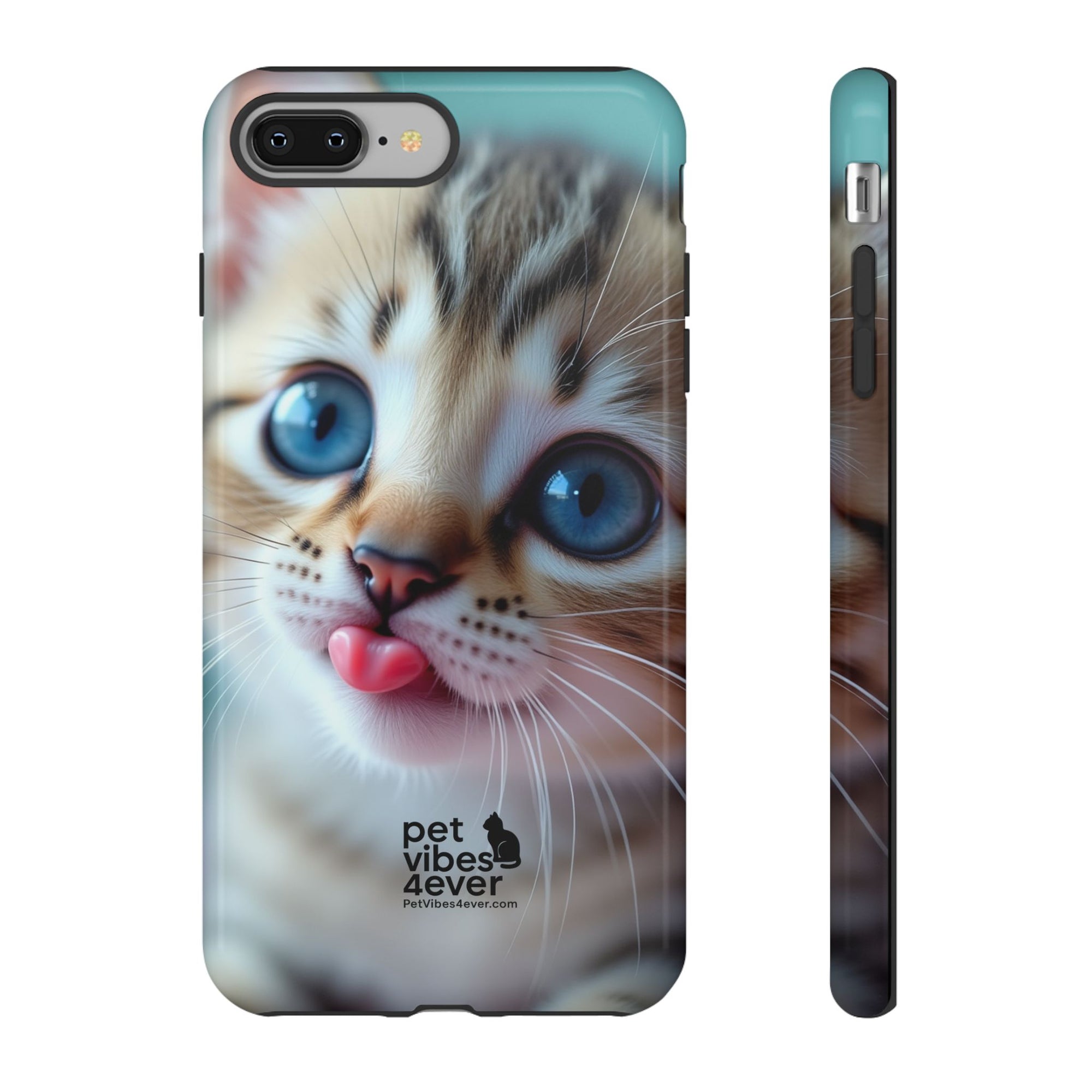 Cute Cat Phone Case, Pet Lover Gift, Funny Animal Protector, Cute Tech Accessories, Cat Mom Gift
