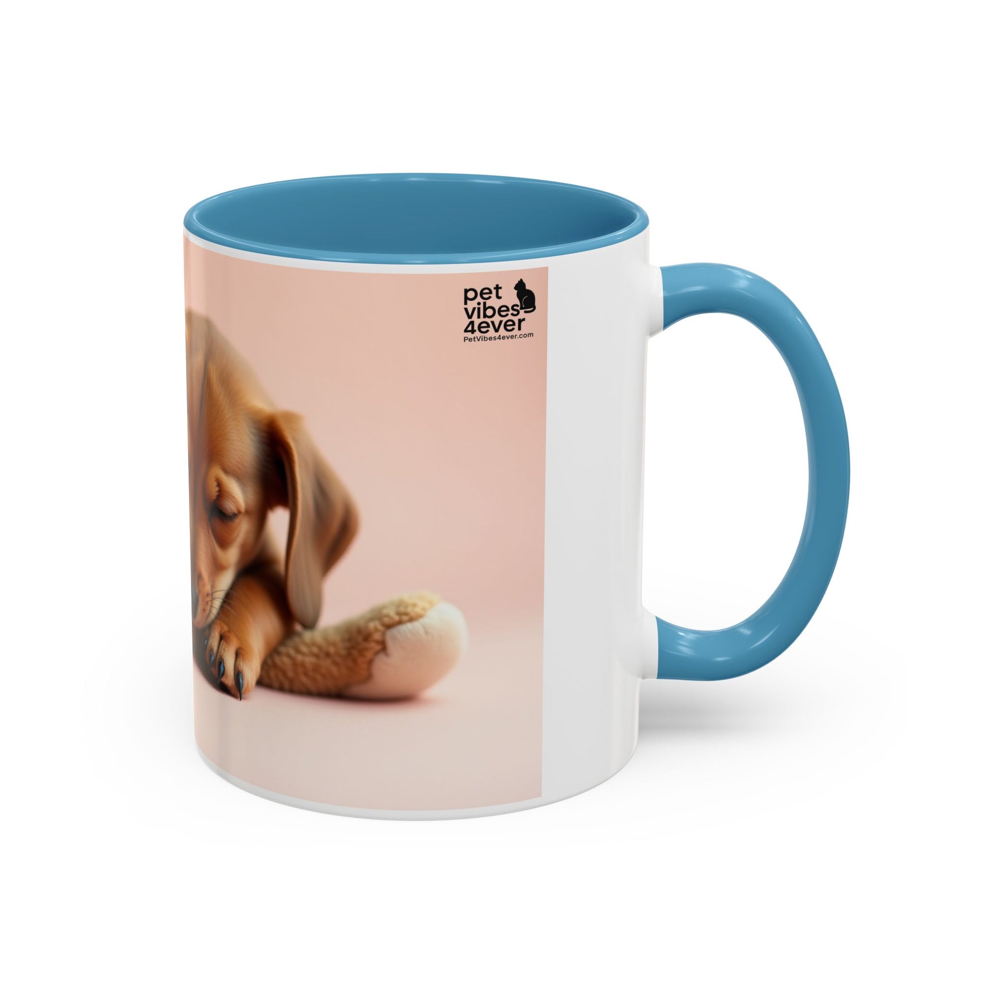 Cute Dog and Toy Accent Coffee Mug - Perfect for Pet Lovers, Gift for Animal Enthusiasts, Adorable Mug for Home and Office
