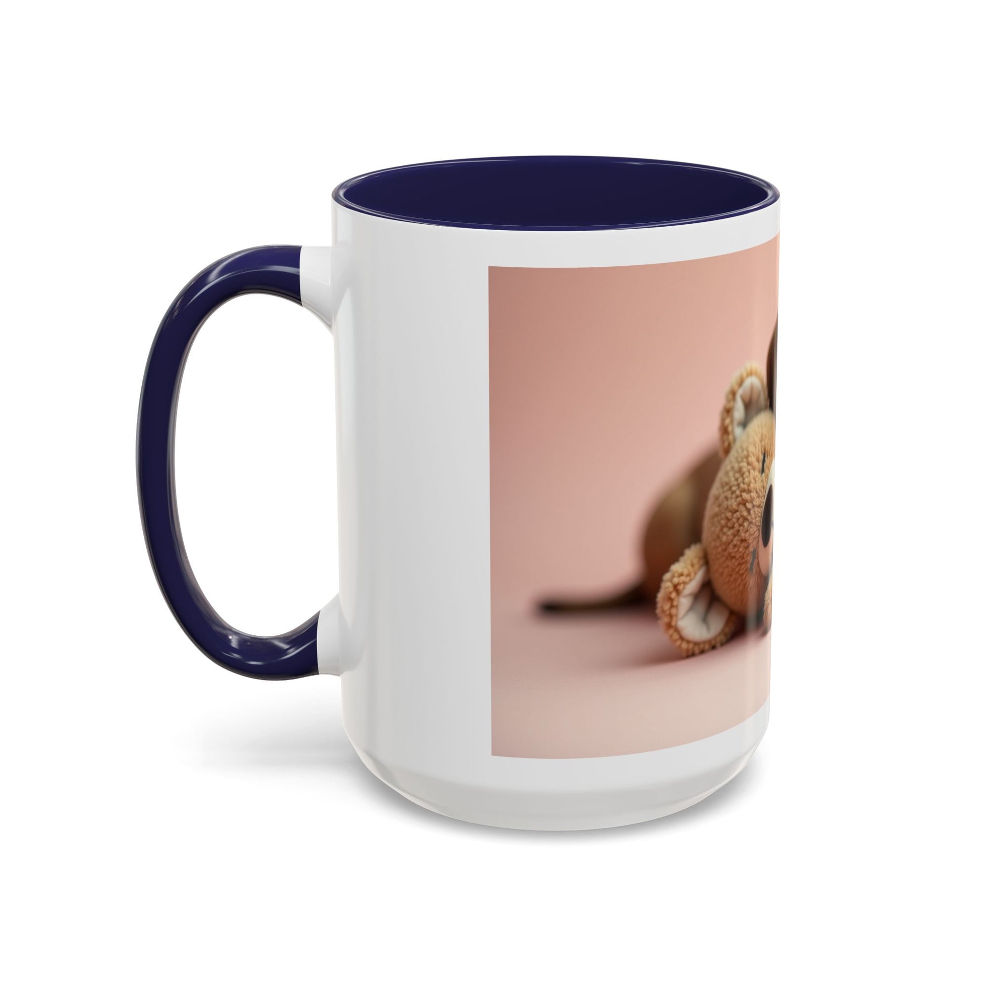 Cute Dog and Toy Accent Coffee Mug - Perfect for Pet Lovers, Gift for Animal Enthusiasts, Adorable Mug for Home and Office