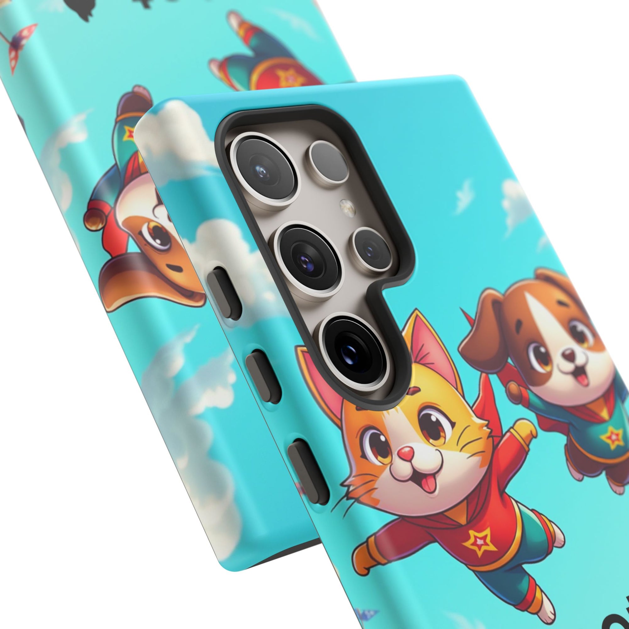 Pet Vibes Forever Tough Phone Cases, Cute Dog and Cat Design, Pet Lover Gift, Fun Phone Accessory, Animal Theme Decor