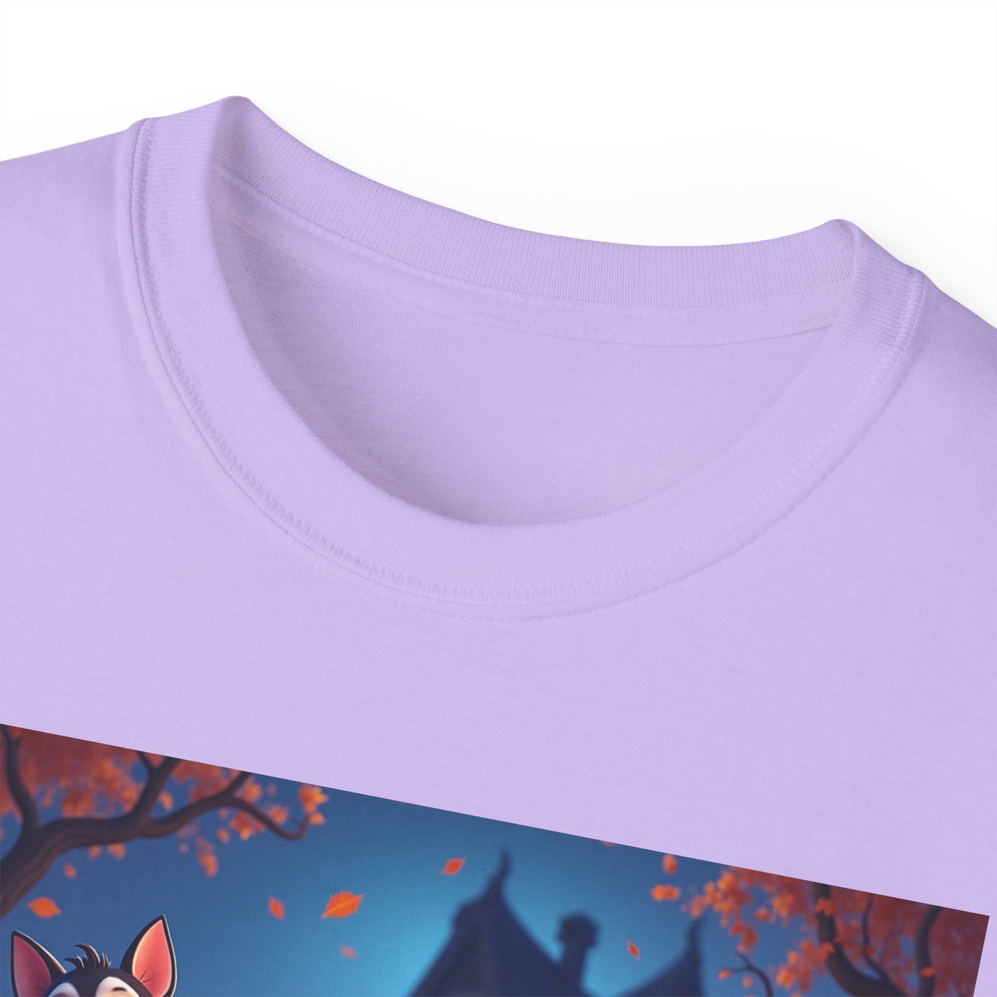 Whimsical Halloween Animal Tee, Unisex Cotton Shirt, Cute Graphic Tee, Fall Festival Apparel, Spooky Season Gift