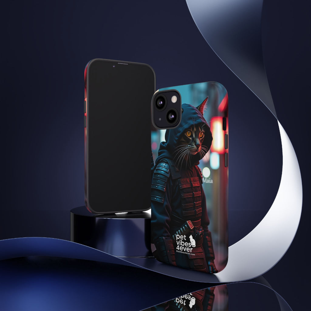Tough Cases: Cool Cat Phone Case with 'Pet Vibes 4ever', Perfect for Cat Lovers, Unique Gift for Pet Enthusiasts, Fun Phone Accessory, [...]