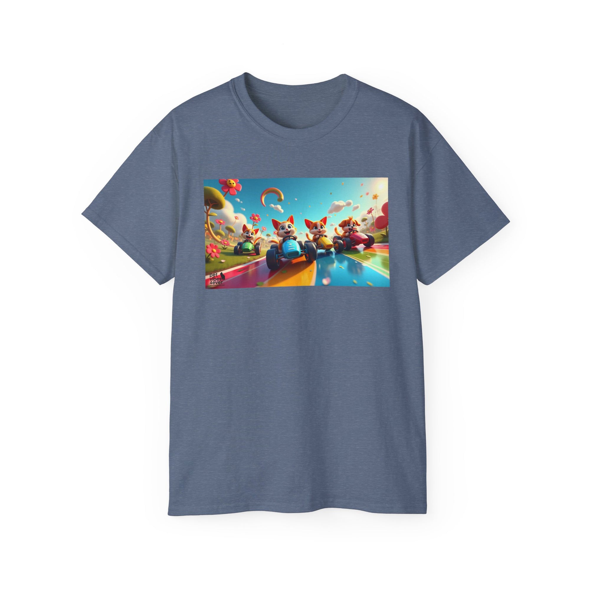 Colorful Fantasy Art Tee, Unisex Tee, Graphic T-Shirt, Fun Gift, Casual Wear, Summer Style, Festival Fashion