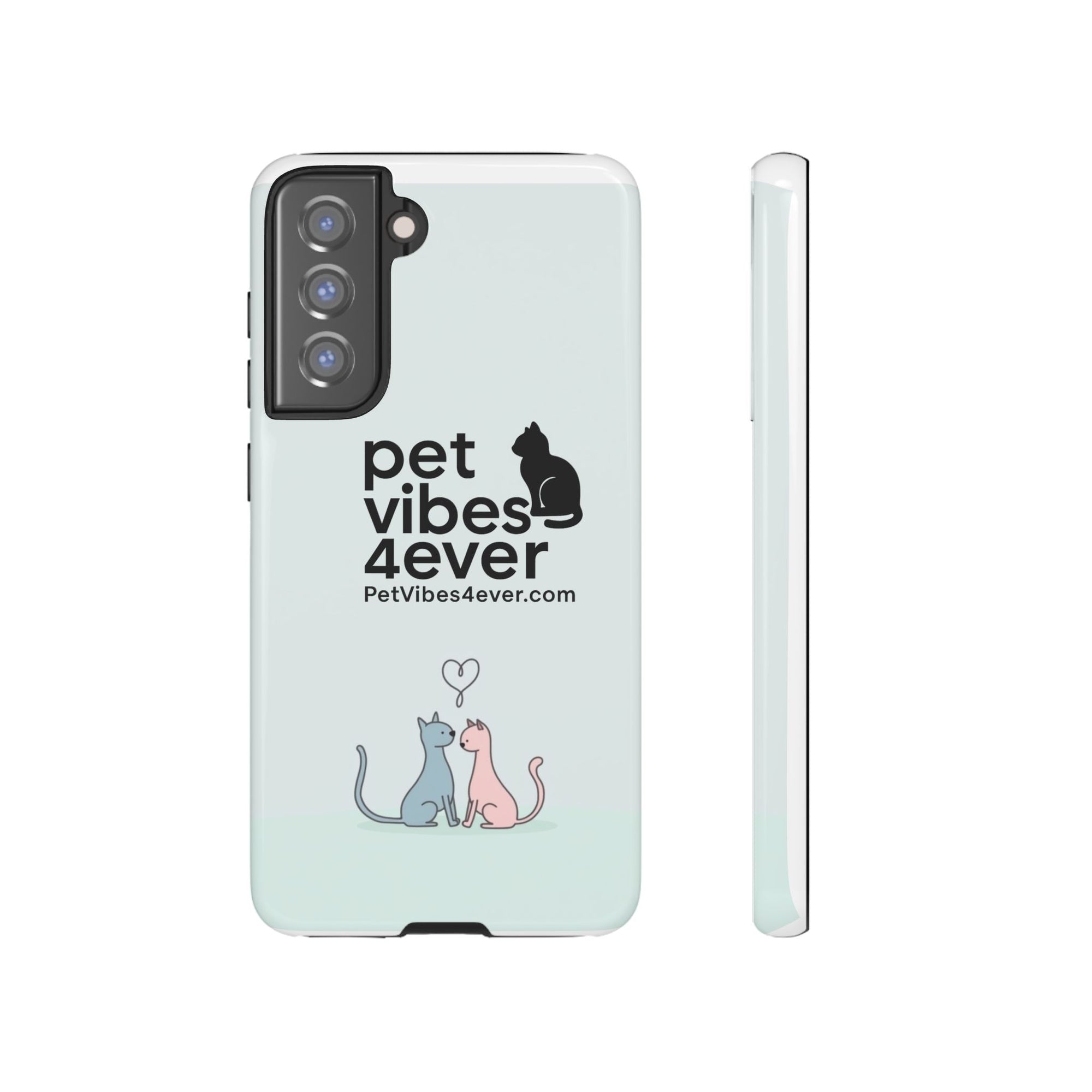 Cute Cat Phone Case, Colorful Tough Case for Pet Lovers, Cat-Themed Accessory, Gift for Animal Lovers, Mobile Phone Protection