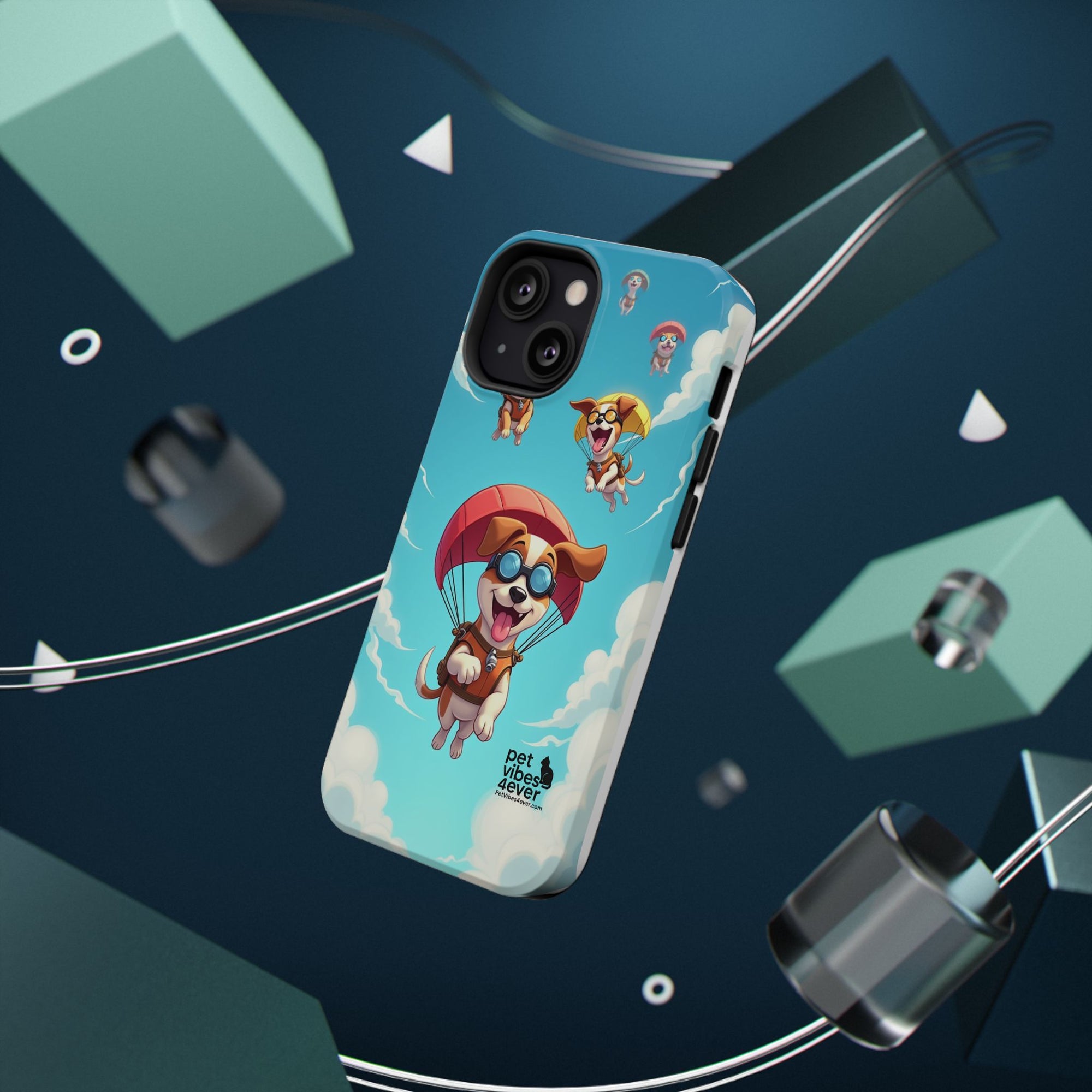Playful Pet Vibes iPhone Case | Impact-Resistant Dog Design, Gifts for Dog Lovers, Cute Phone Accessory, Fun Pet Merchandise, [...]