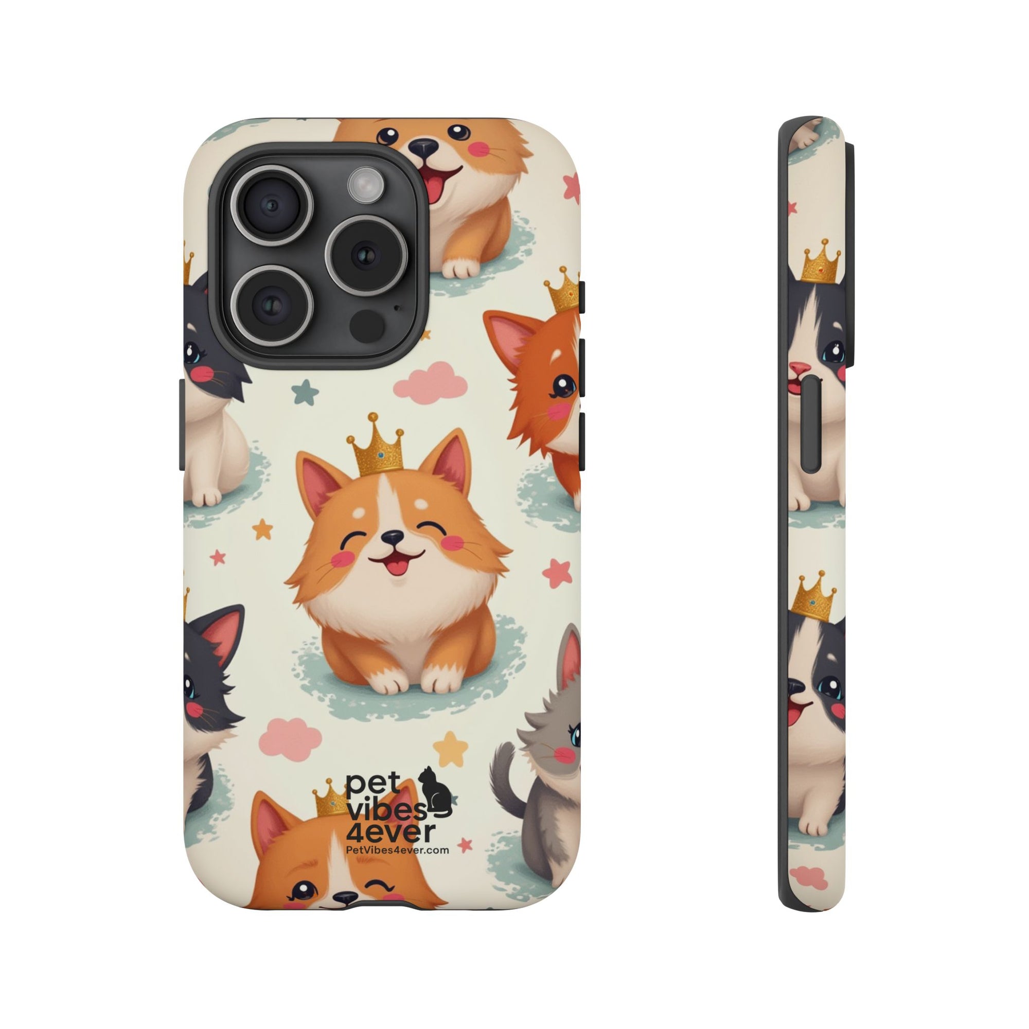 Cute Pet Phone Case, Dog Lover Accessory, Cat Phone Cover, Gift for Animal Lovers, Birthday Present, Pet Vibes Forever