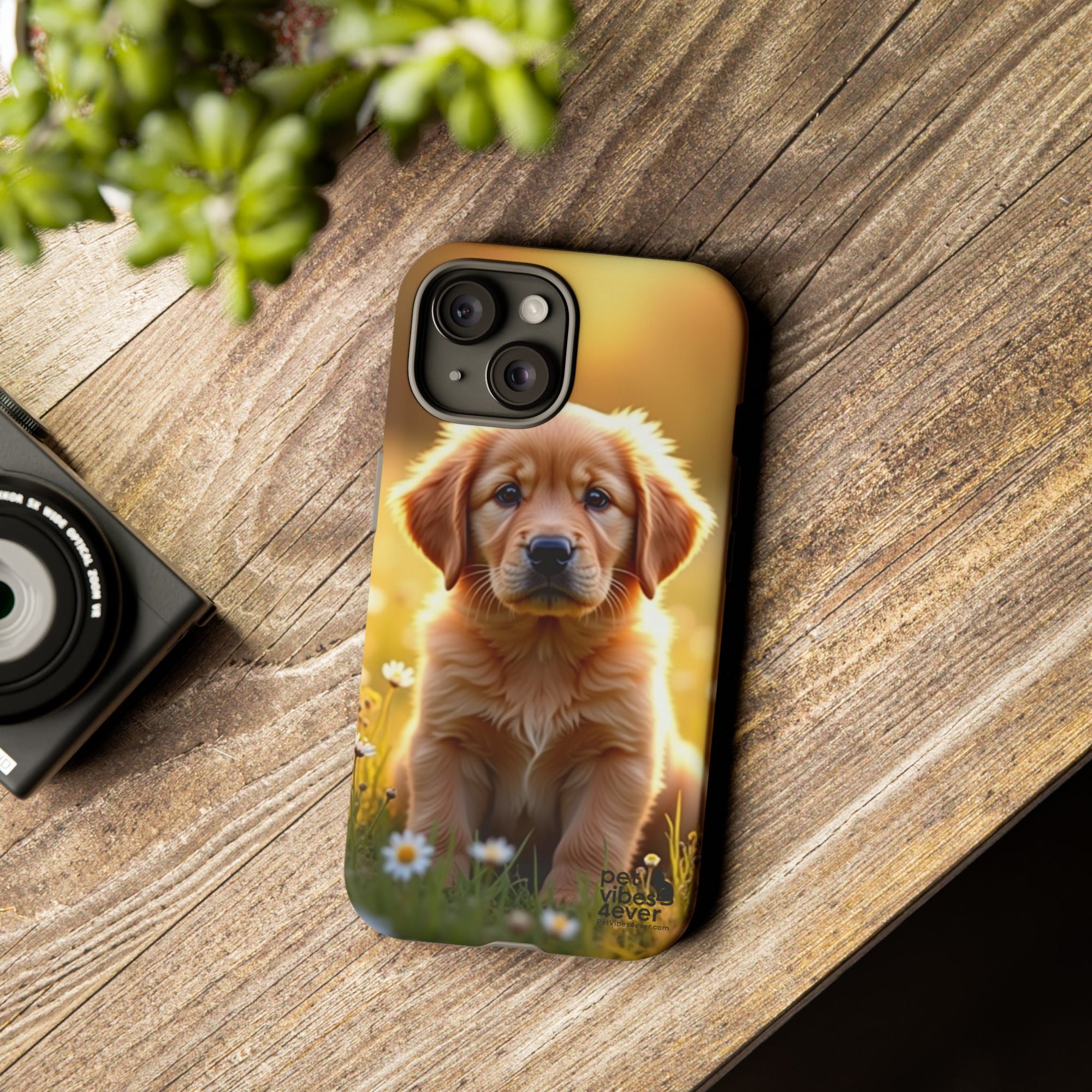 Golden Retriever Phone Case, Cute Dog Phone Cover, Pet Lover Gift, Tough Phone Cases, Puppy Design Mobile Protector