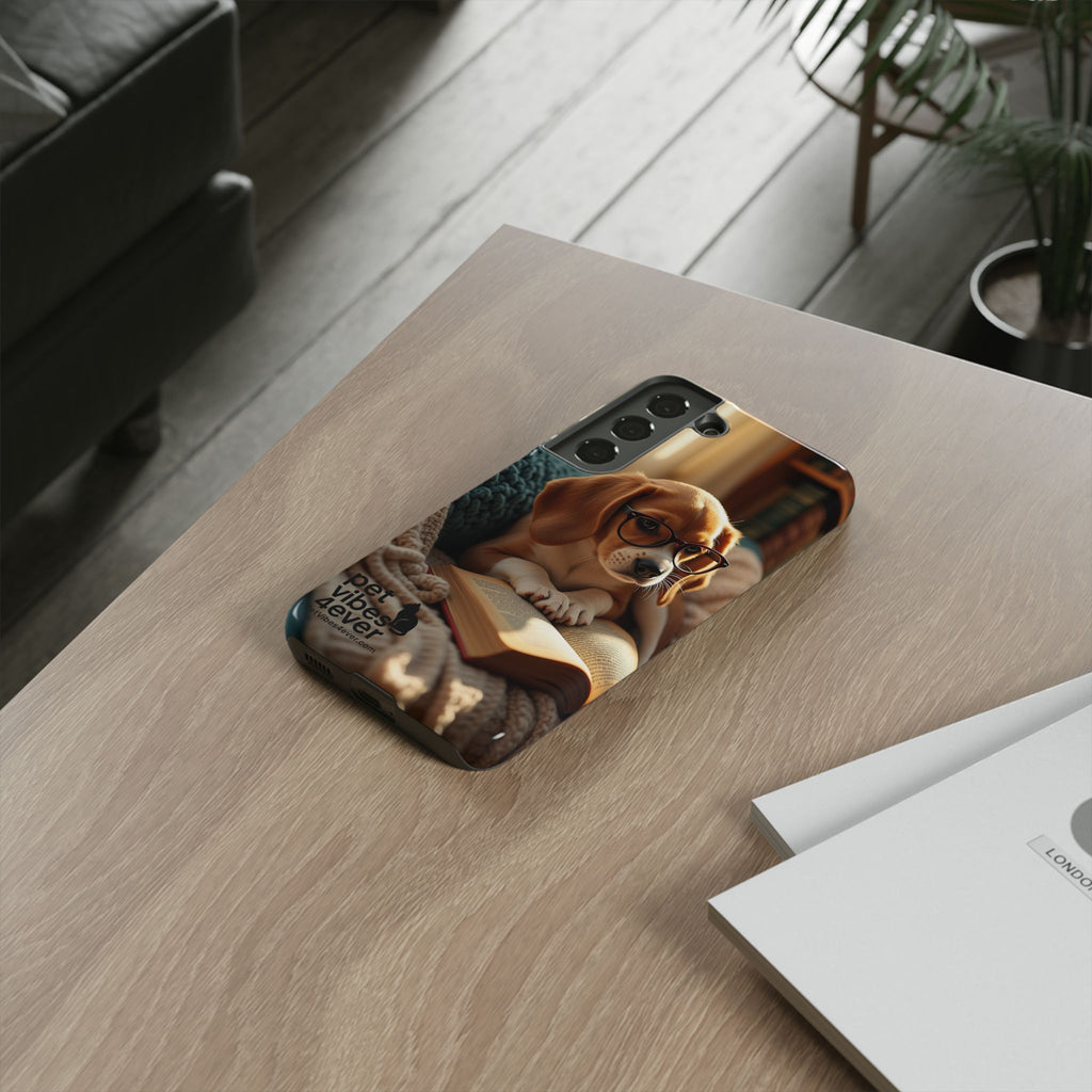 Dog-Themed Phone Case with "Pet Vibes Forever" Design, Cute Dog Accessories, Pet Lover Gift, Phone Cover, Animal Lover Decor