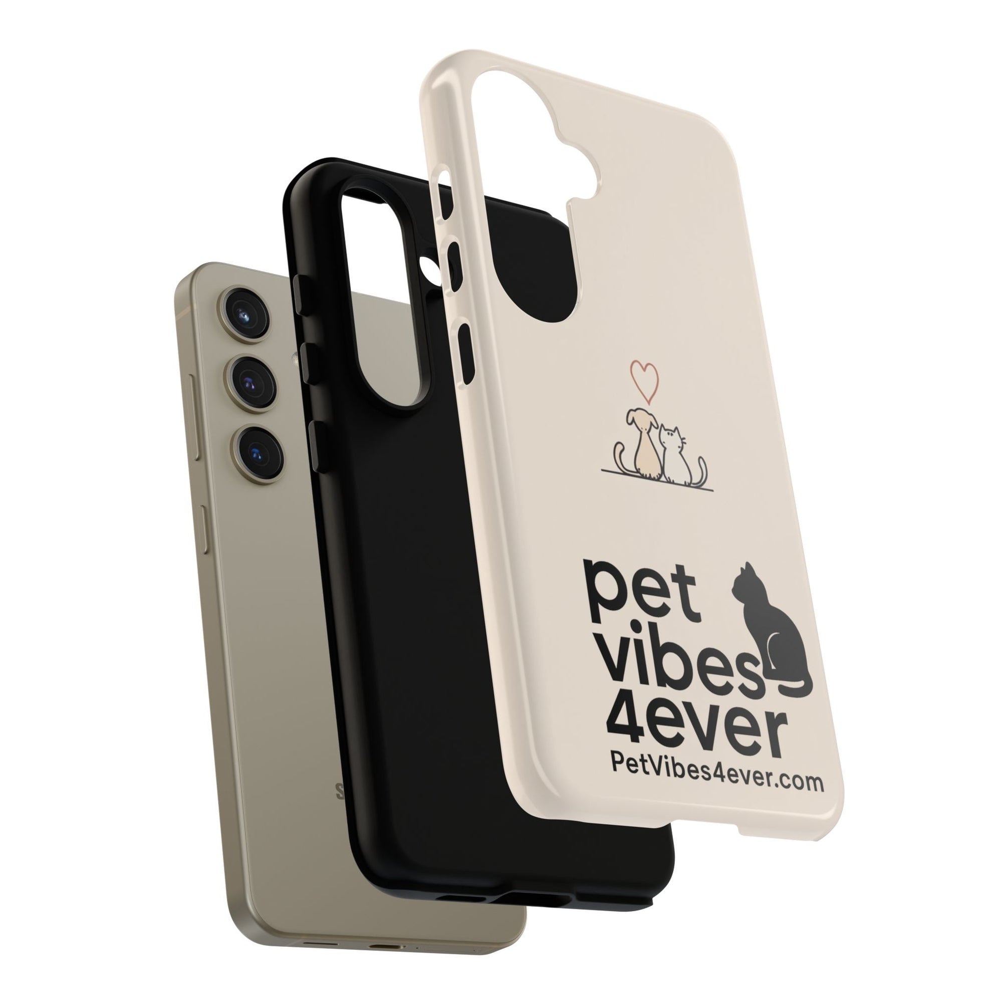 Cute Cat Phone Case - Pet Lovers Gift, Tough Cases, Customizable, Animal Lover, Cat Mom/Dad, Funny Cat Merchandise