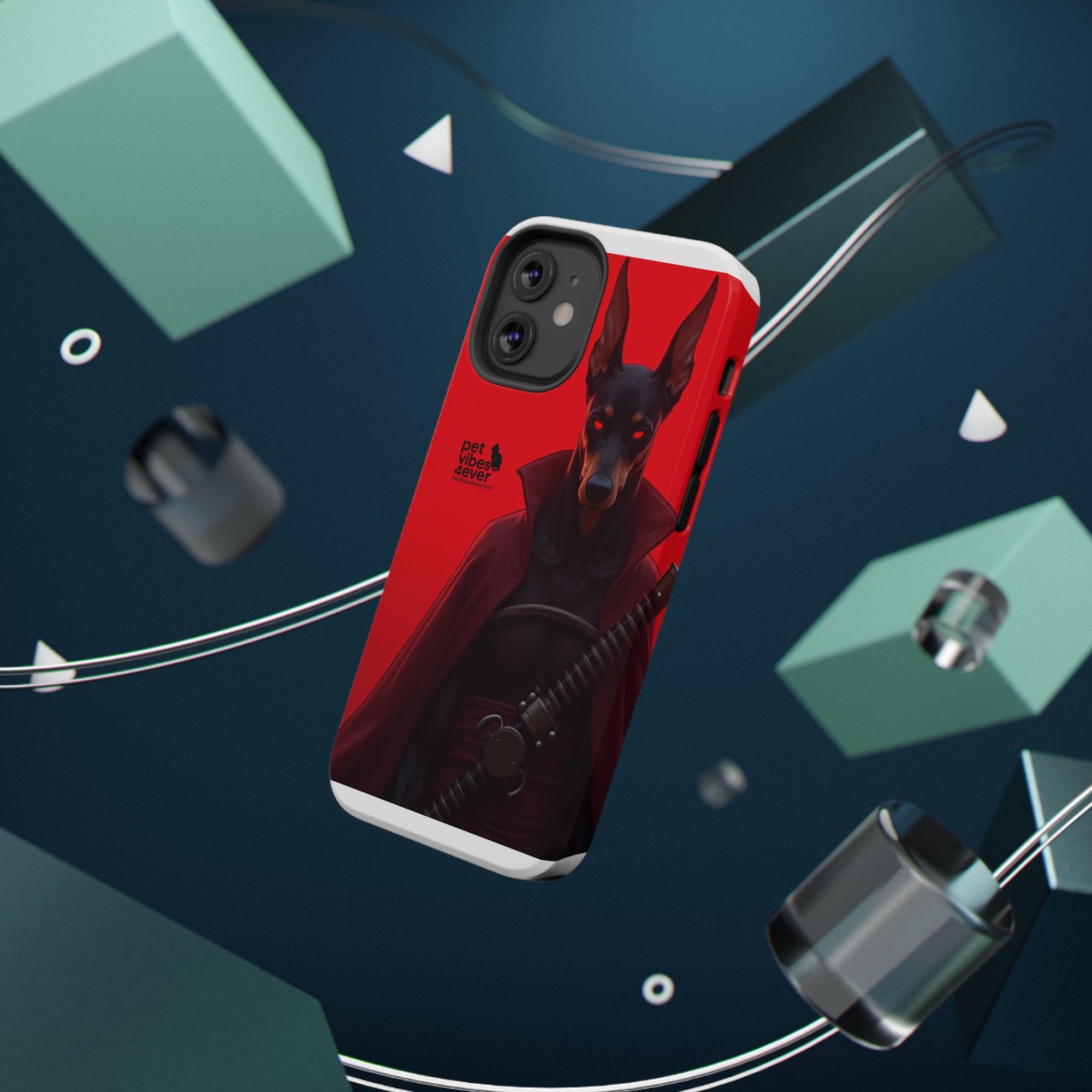 Impact-Resistant Phone Cases with Bold Dog Design, Durable Silicone, Gifts for Dog Lovers, Unique Cell Phone Accessories, Pet-Themed Gifts