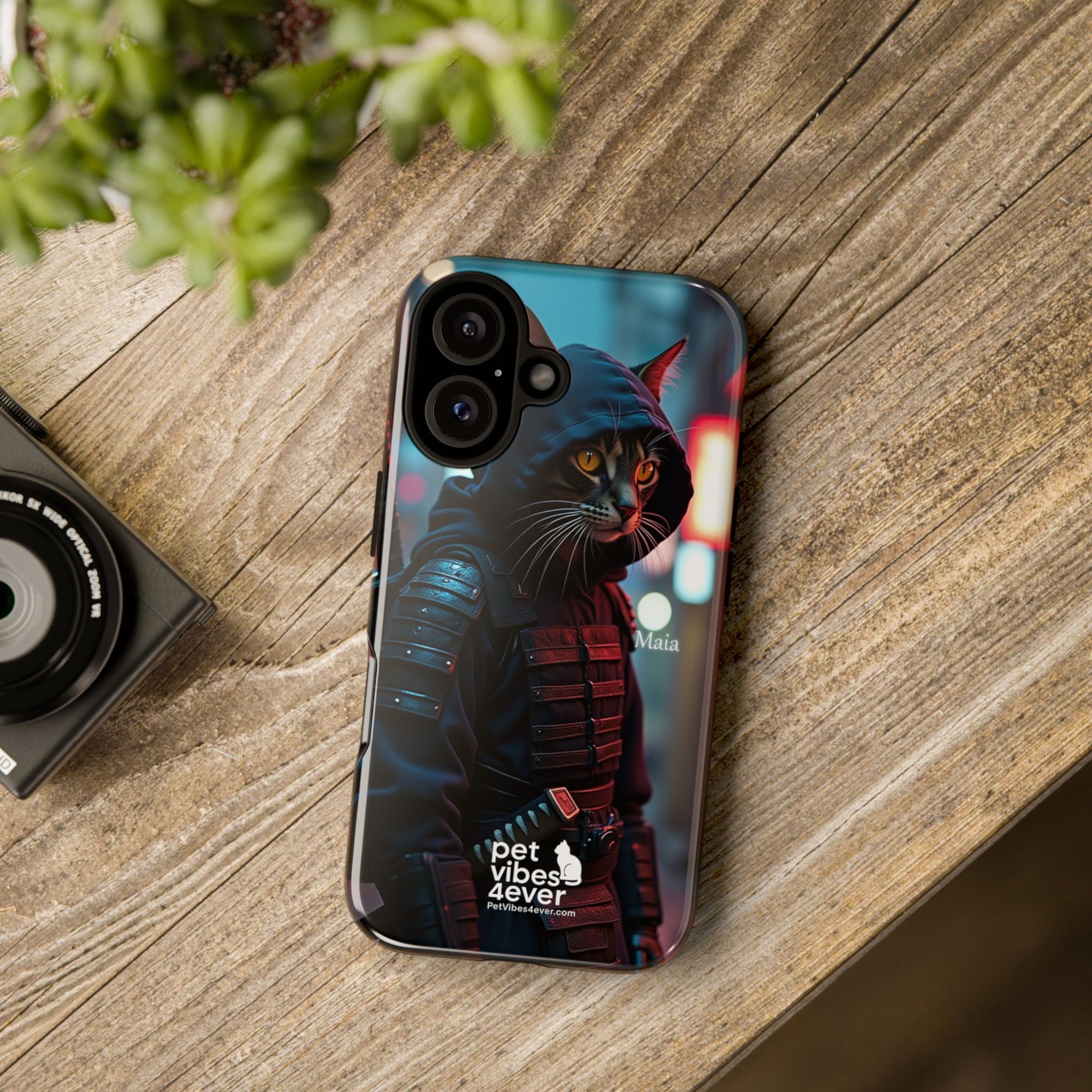 Tough Cases: Cool Cat Phone Case with 'Pet Vibes 4ever', Perfect for Cat Lovers, Unique Gift for Pet Enthusiasts, Fun Phone Accessory, [...]