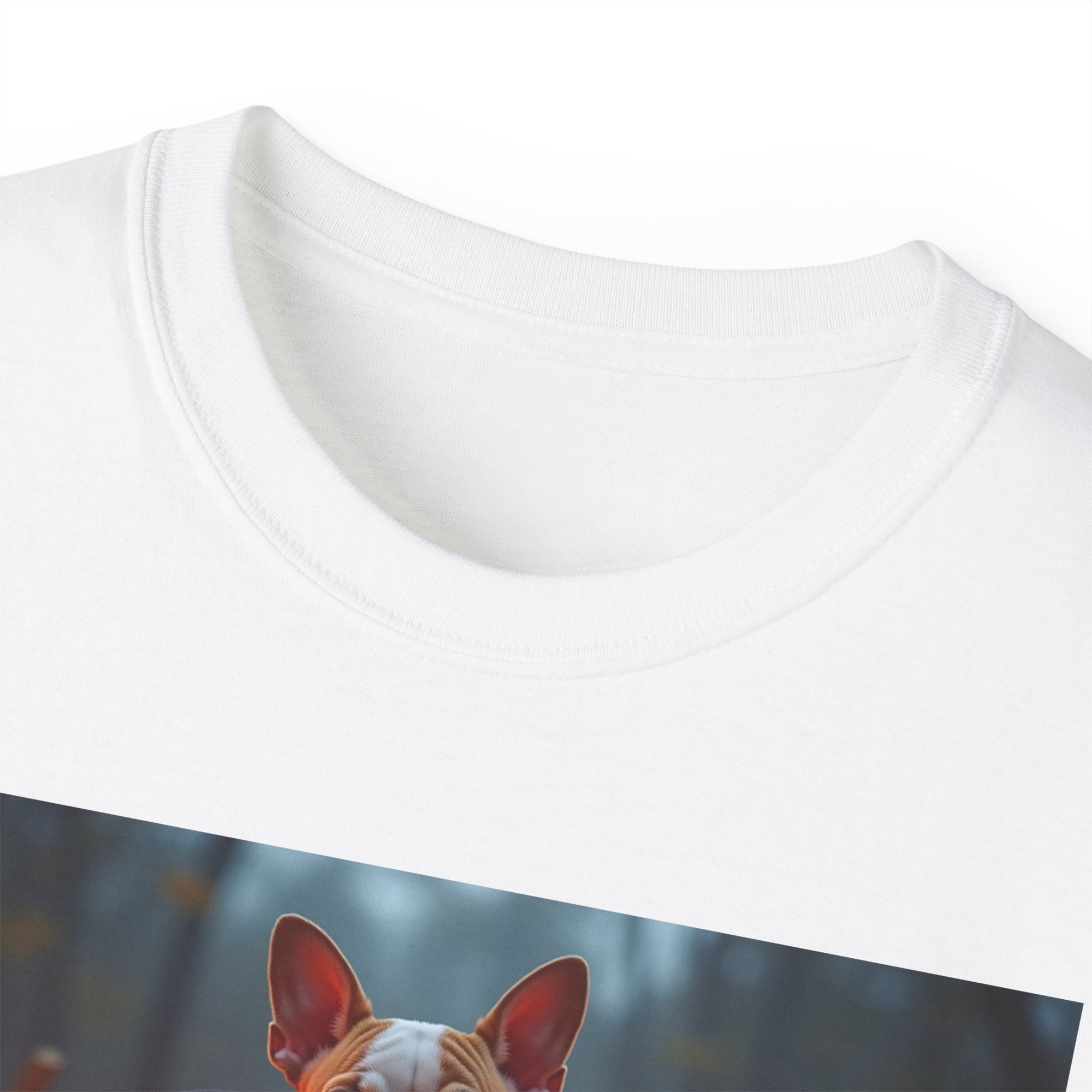 Halloween Dog Graphic Tee, Pumpkin Shirt, Fall Apparel, Casual Wear for Pet Lovers, Unisex Halloween T-Shirt