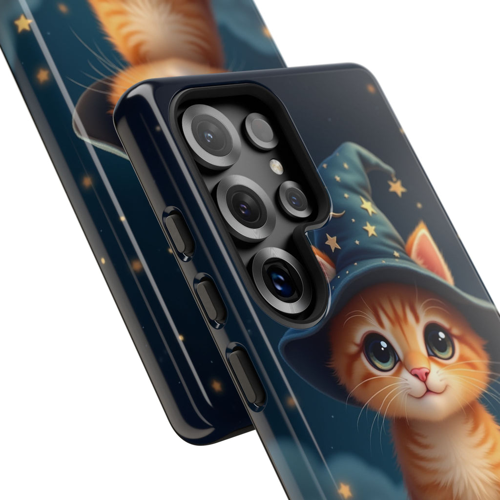 Cat-Themed Phone Case, Magical Cat Case, Pet Lover Gift, Cute Animal Accessories, Birthday Present For Cat Owners