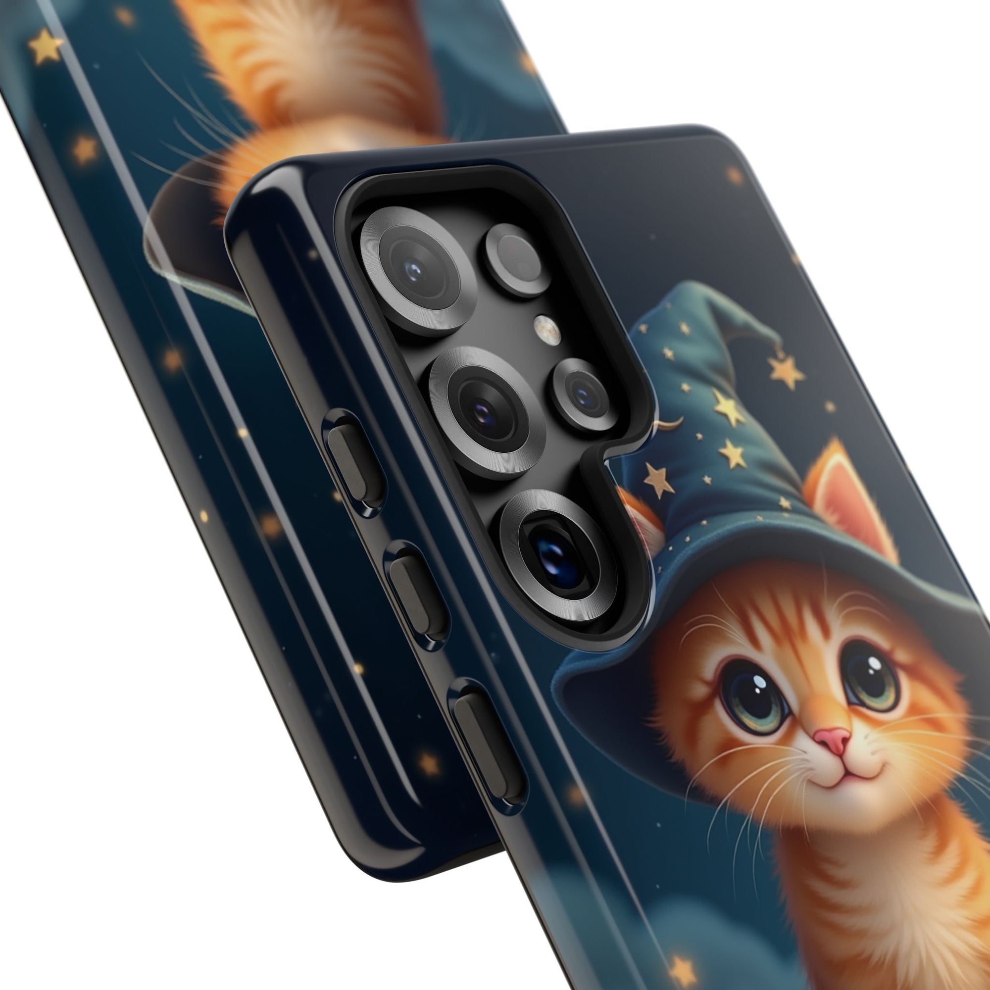 Cat-Themed Phone Case, Magical Cat Case, Pet Lover Gift, Cute Animal Accessories, Birthday Present For Cat Owners