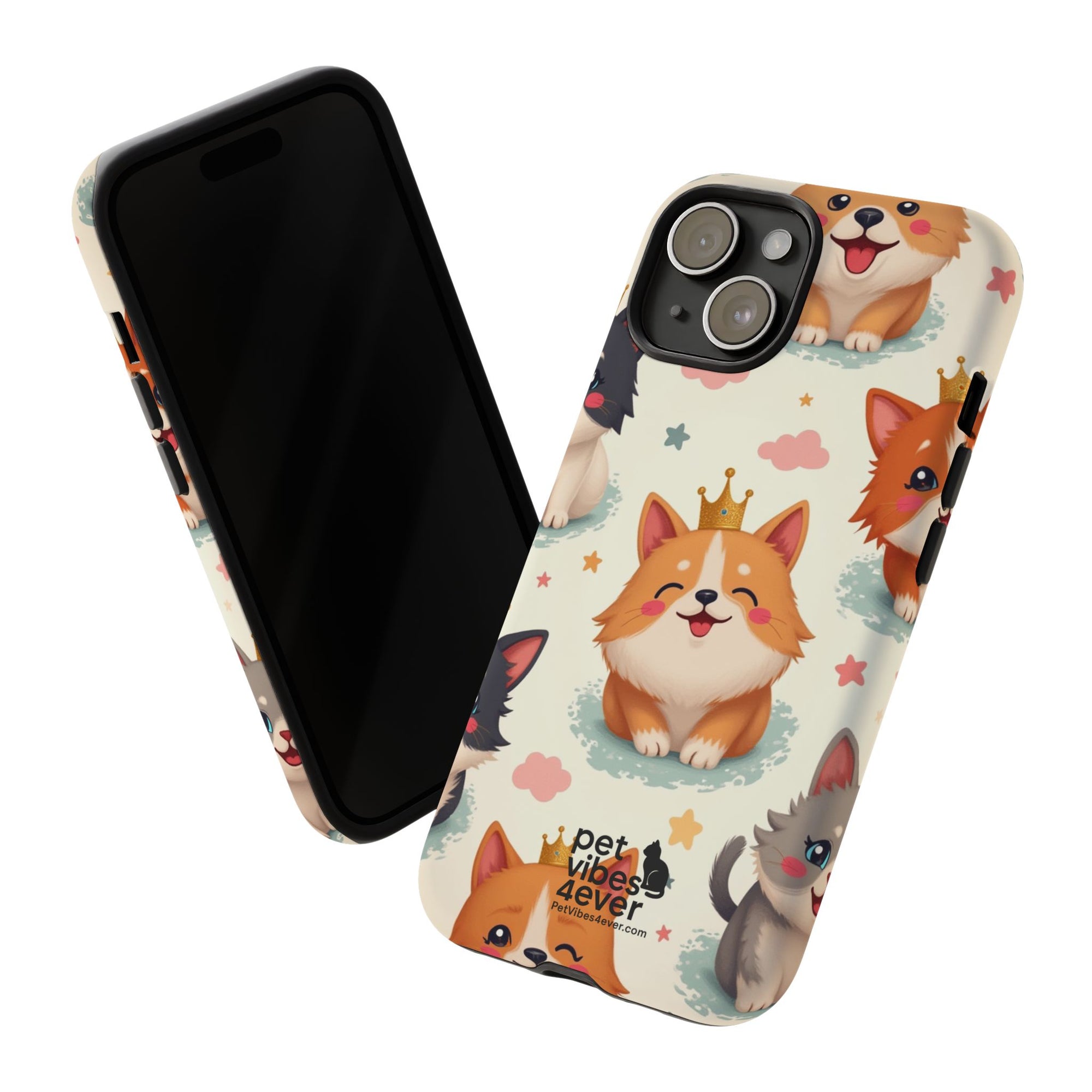 Cute Pet Phone Case, Dog Lover Accessory, Cat Phone Cover, Gift for Animal Lovers, Birthday Present, Pet Vibes Forever