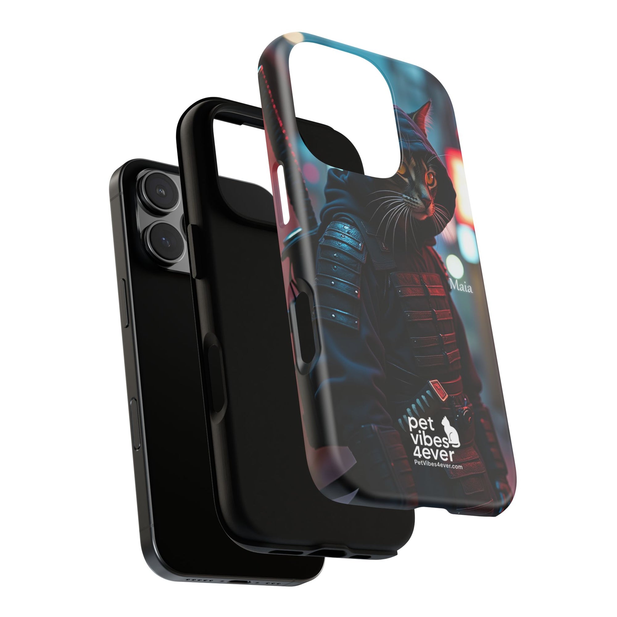 Tough Cases: Cool Cat Phone Case with 'Pet Vibes 4ever', Perfect for Cat Lovers, Unique Gift for Pet Enthusiasts, Fun Phone Accessory, [...]