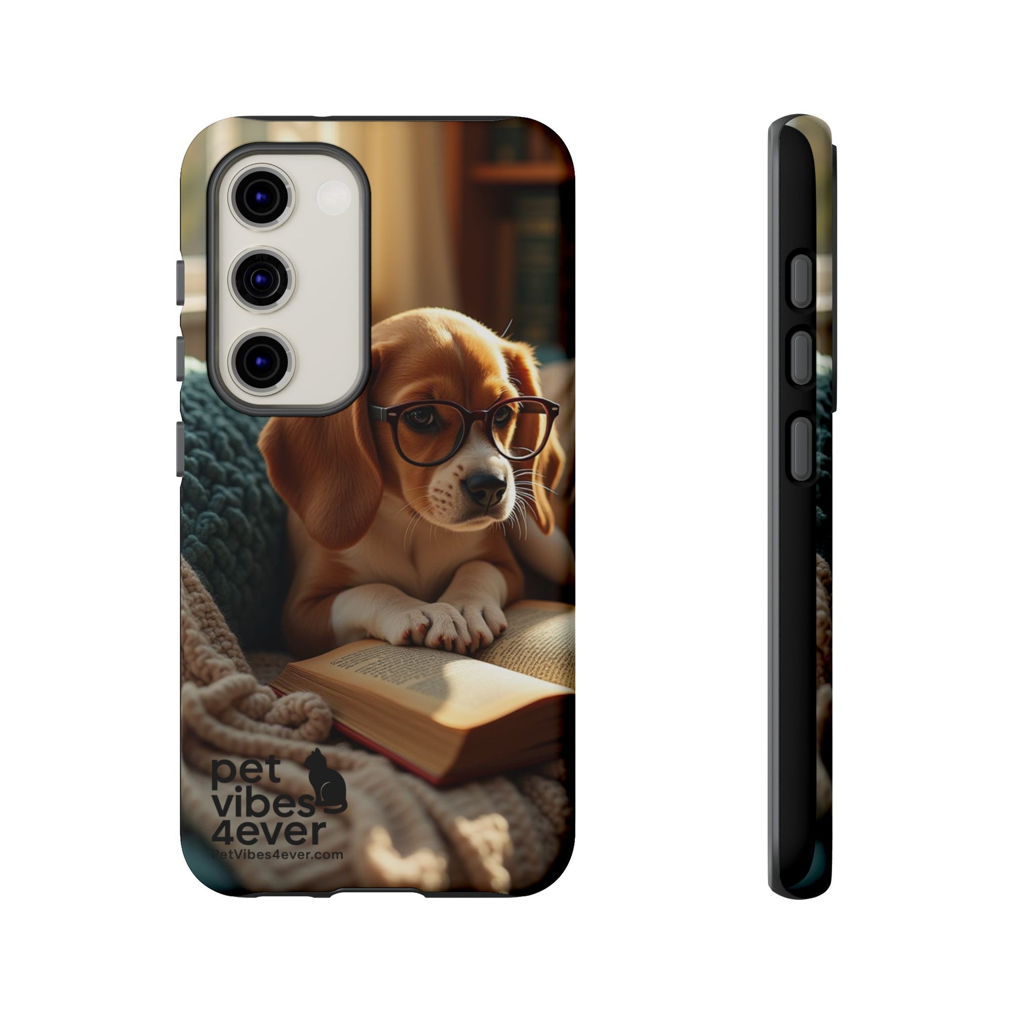 Dog-Themed Phone Case with "Pet Vibes Forever" Design, Cute Dog Accessories, Pet Lover Gift, Phone Cover, Animal Lover Decor