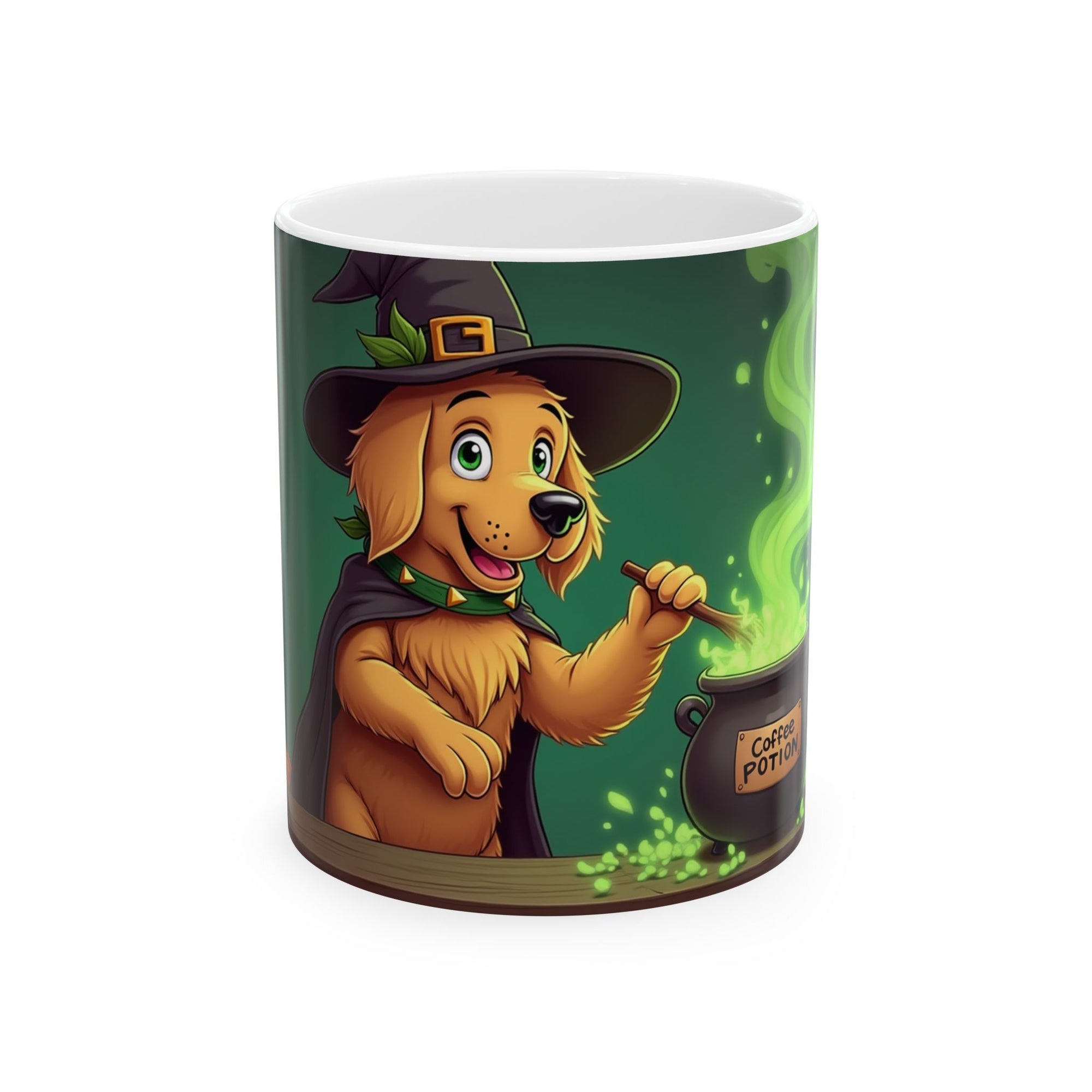 Whimsical Dog Potion Ceramic Mug - Perfect for Pet Lovers, Halloween Gifts, Coffee Lovers, Cute Mug, Animal Lover's Gift
