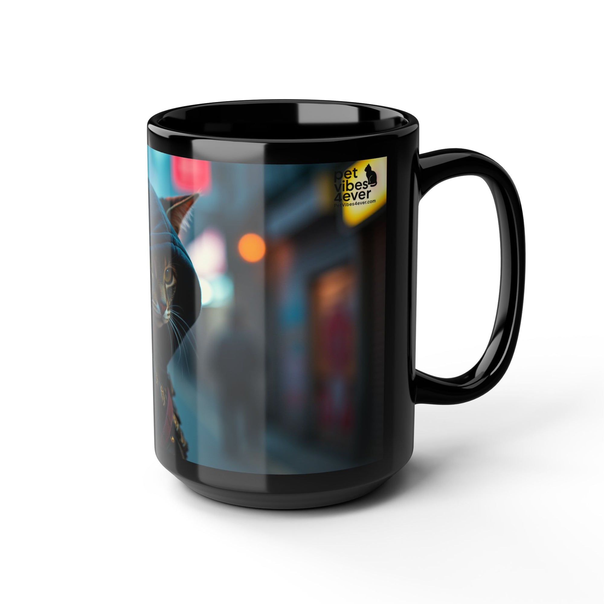 Stylish Cat Mug - 15oz Black Ceramic Coffee Cup, Perfect Gift for Cat Lovers, Cozy Home Decor, Unique Birthday Present, Coffee Lover's [...]