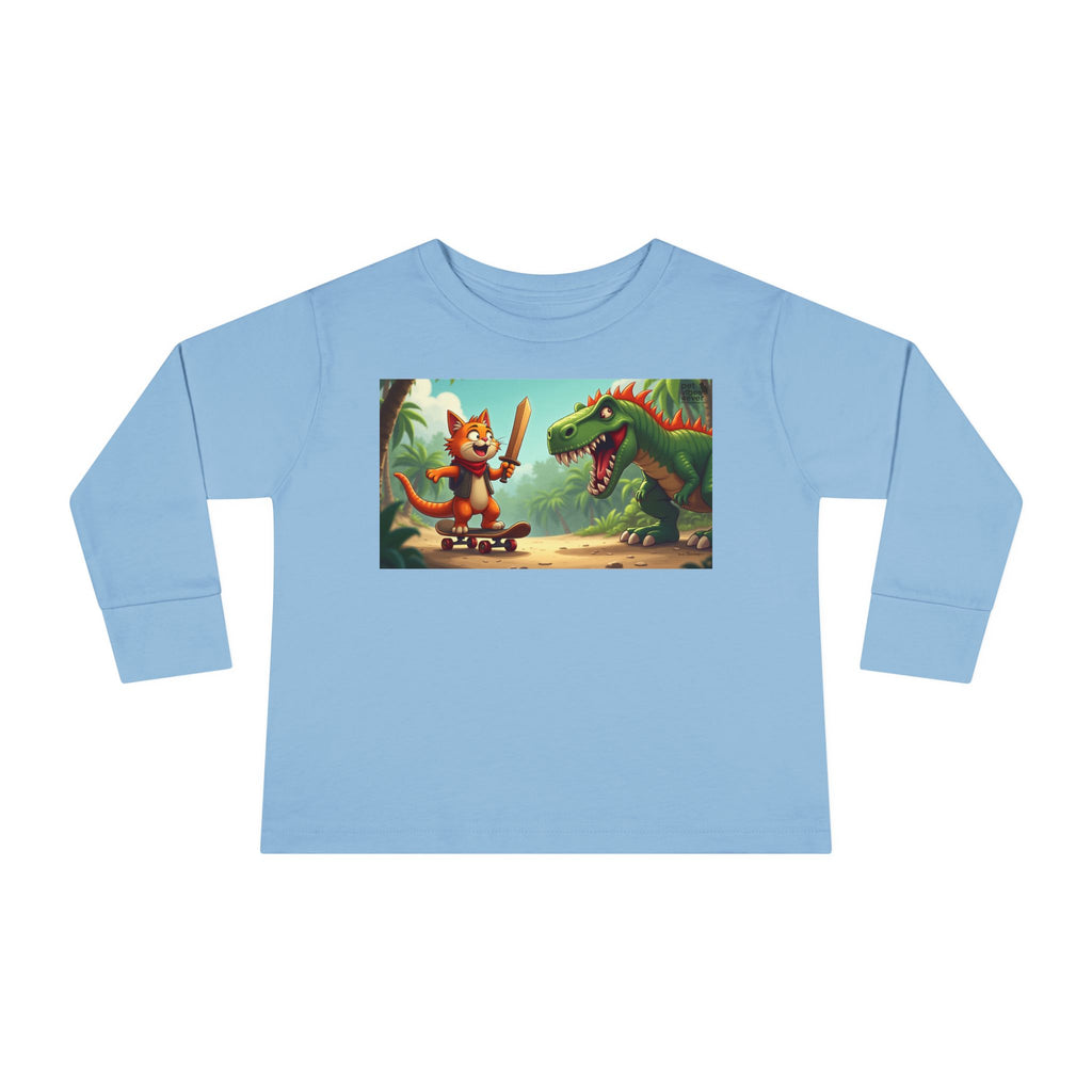 Whimsical Dinosaur Adventure Toddler Long Sleeve Tee - Perfect for Playdates, Birthdays, Family Outings, and Everyday Fun, Kids' [...]