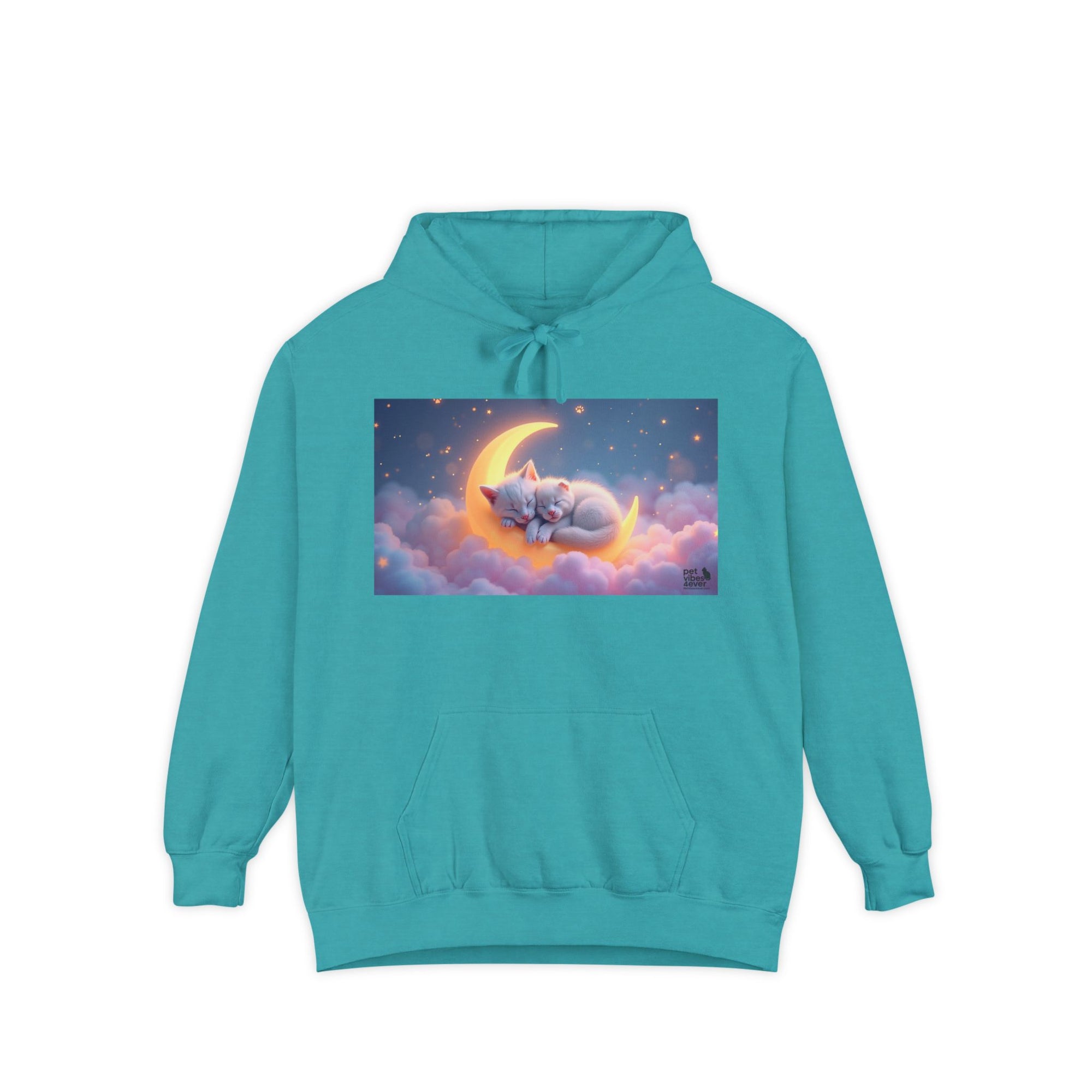 Dreamy Cat Hoodie, Cozy Unisex Hoodie, Cute Hoodie for Cat Lovers, Stylish Gift for Her, Relaxed Fashion for Everyday Use