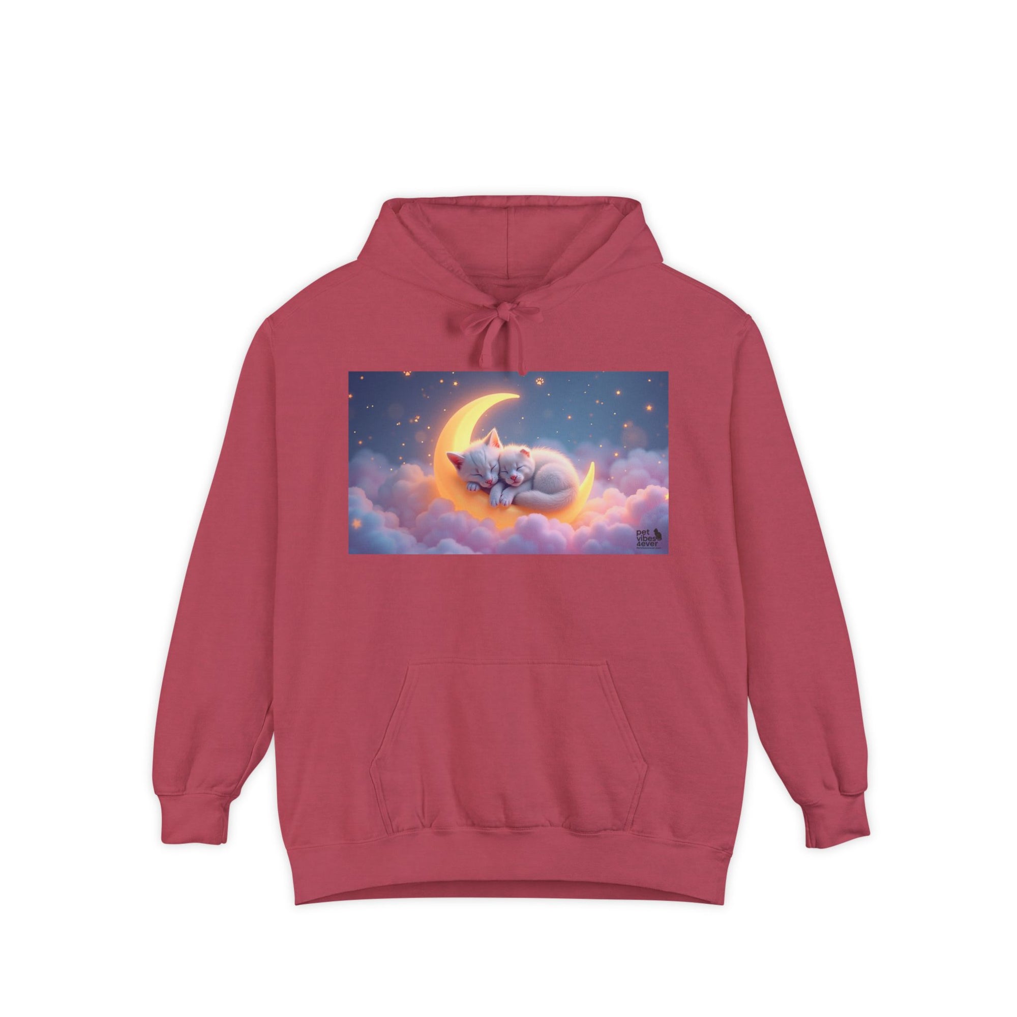 Dreamy Cat Hoodie, Cozy Unisex Hoodie, Cute Hoodie for Cat Lovers, Stylish Gift for Her, Relaxed Fashion for Everyday Use
