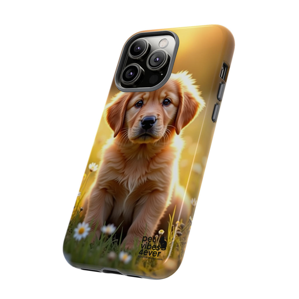 Golden Retriever Phone Case, Cute Dog Phone Cover, Pet Lover Gift, Tough Phone Cases, Puppy Design Mobile Protector