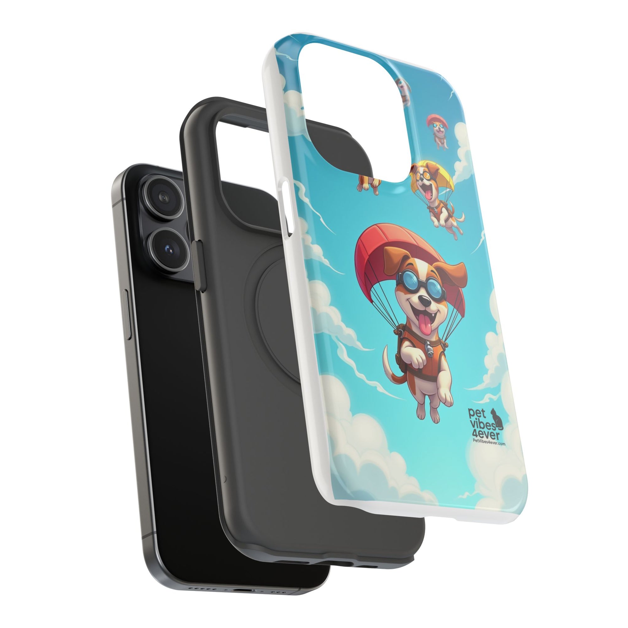 Playful Pet Vibes iPhone Case | Impact-Resistant Dog Design, Gifts for Dog Lovers, Cute Phone Accessory, Fun Pet Merchandise, [...]