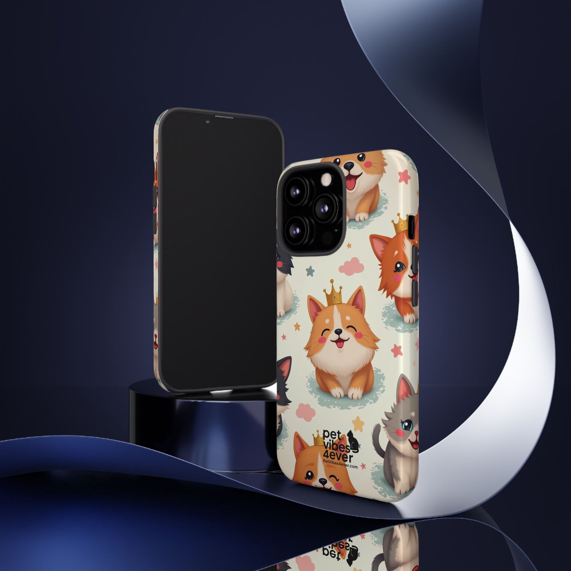 Cute Pet Phone Case, Dog Lover Accessory, Cat Phone Cover, Gift for Animal Lovers, Birthday Present, Pet Vibes Forever
