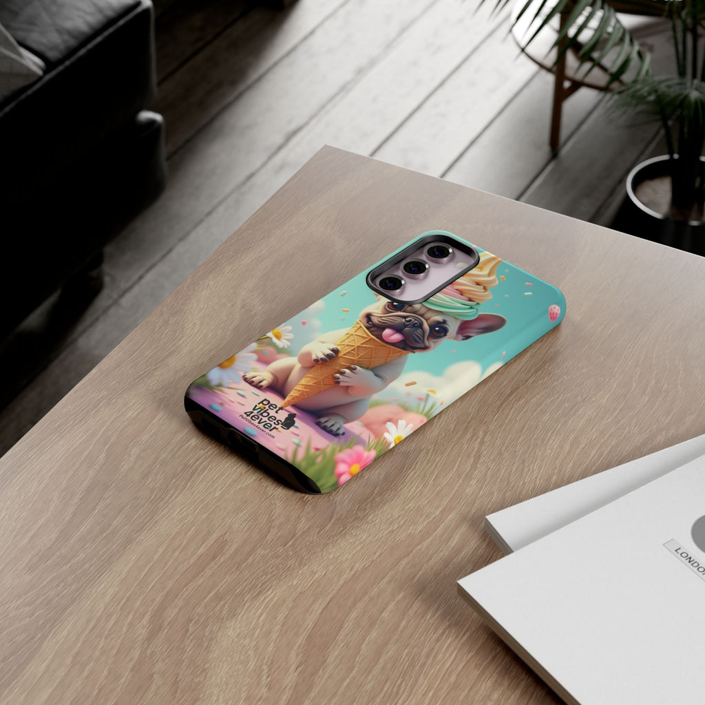 Cute Dog Phone Case, Pet Lover Gift, Tough iPhone/Android Cover, Dog Art, Fun Phone Accessory